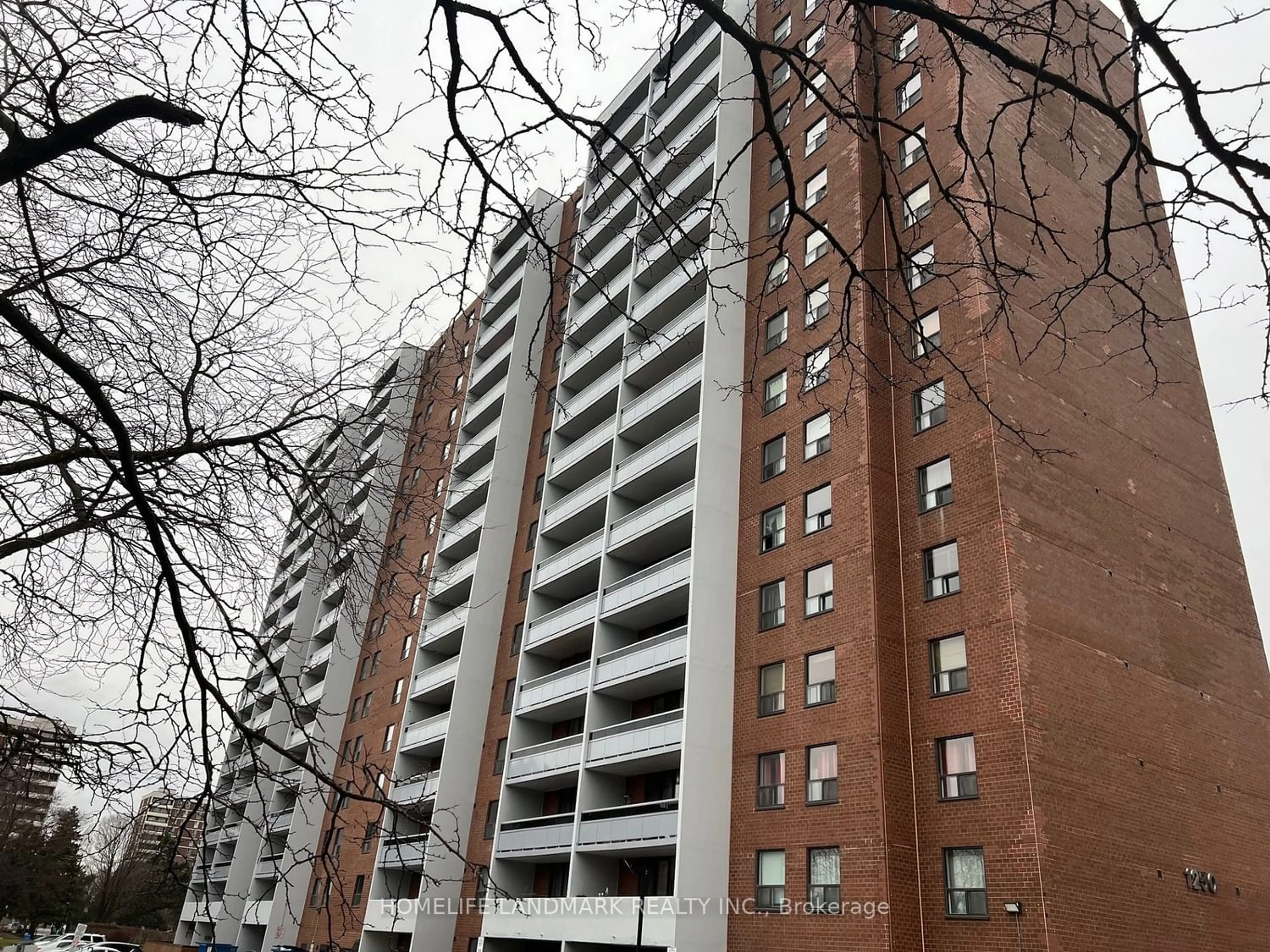 Outside view for 1250 Bridletowne Circ #708, Toronto Ontario M1W 2V1