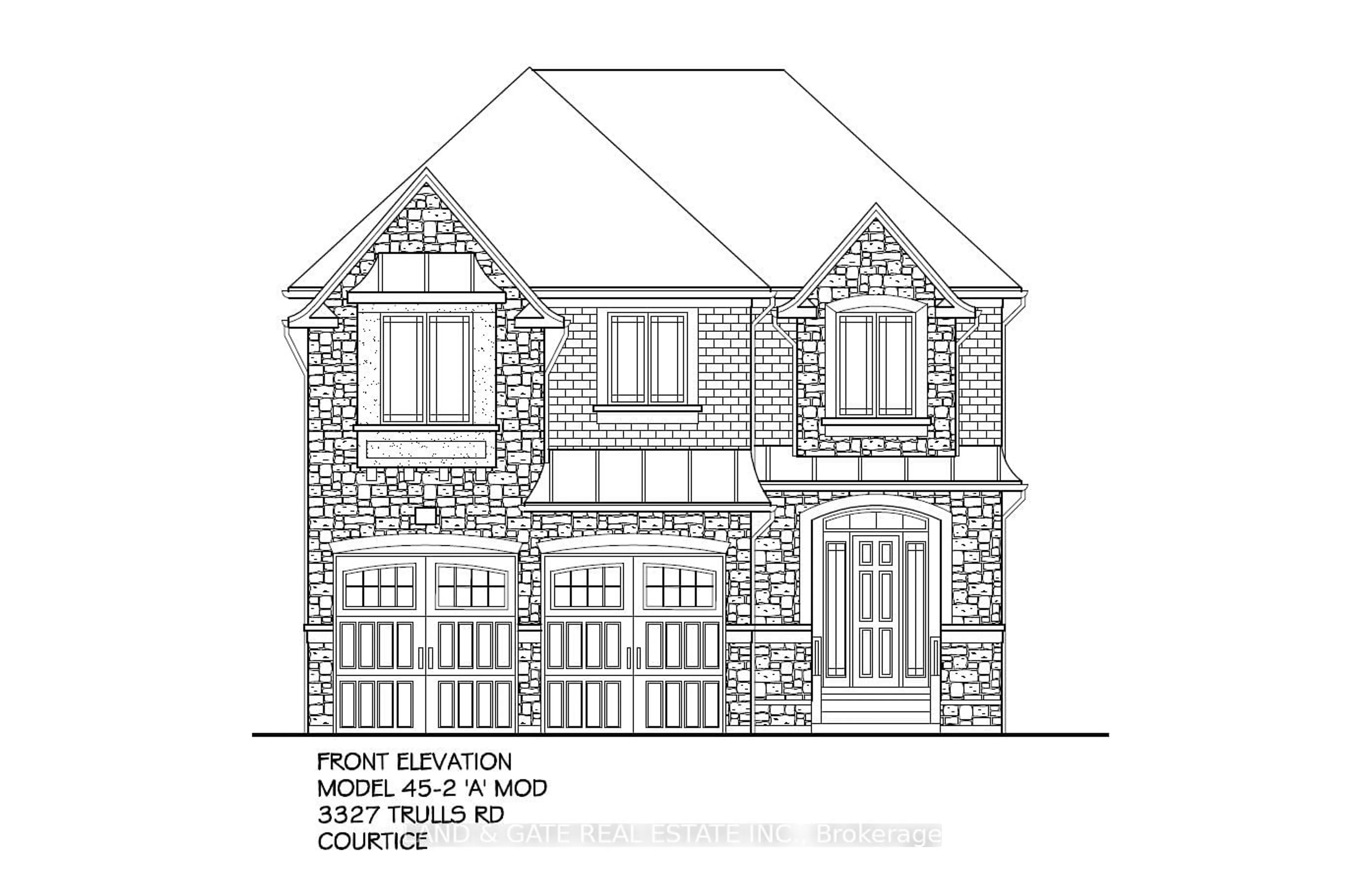 Frontside or backside of a home for 3331 Trulls Rd #Lot 1, Clarington Ontario L1E 2L2