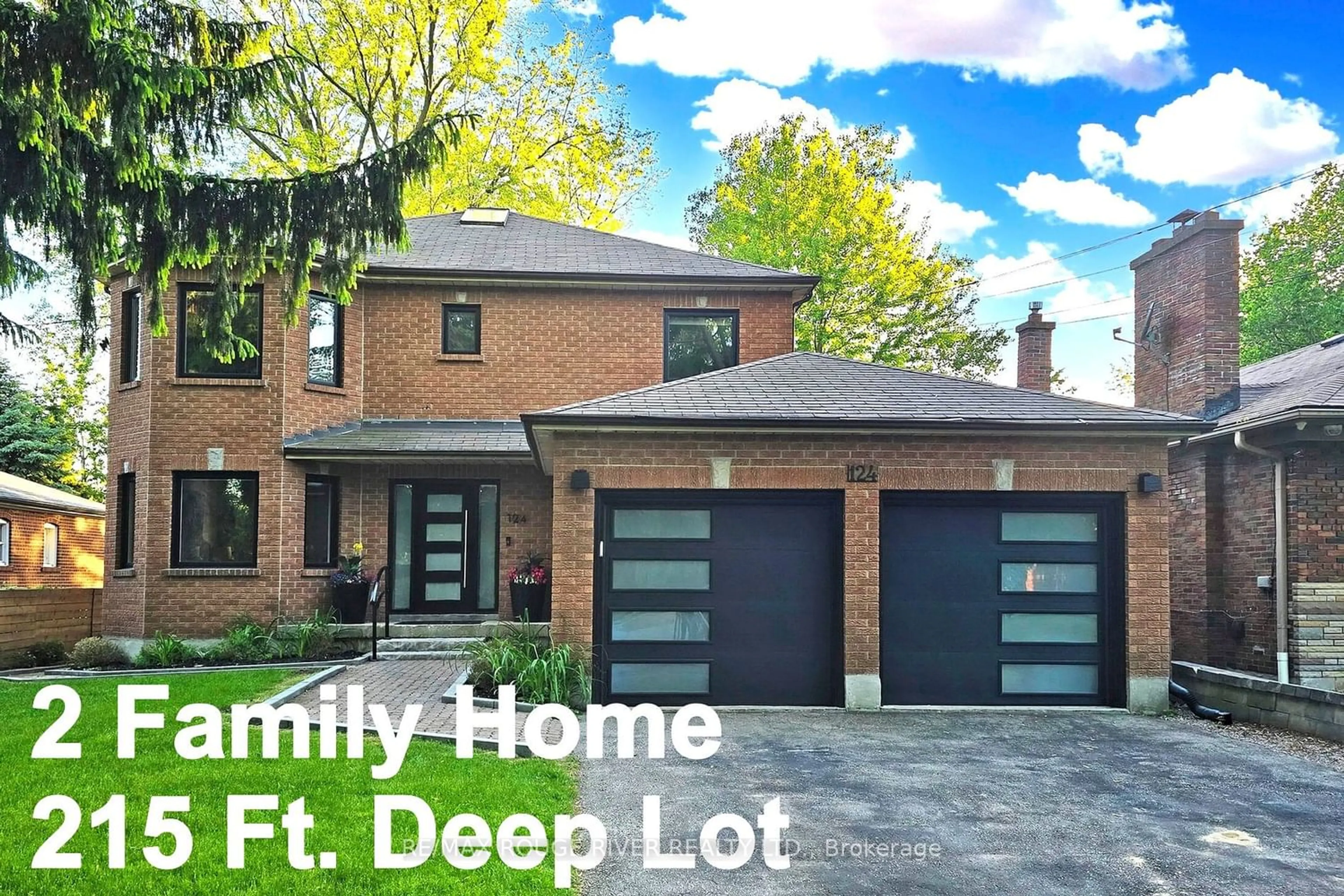 Home with brick exterior material for 124 Manse Rd, Toronto Ontario M1E 3V1