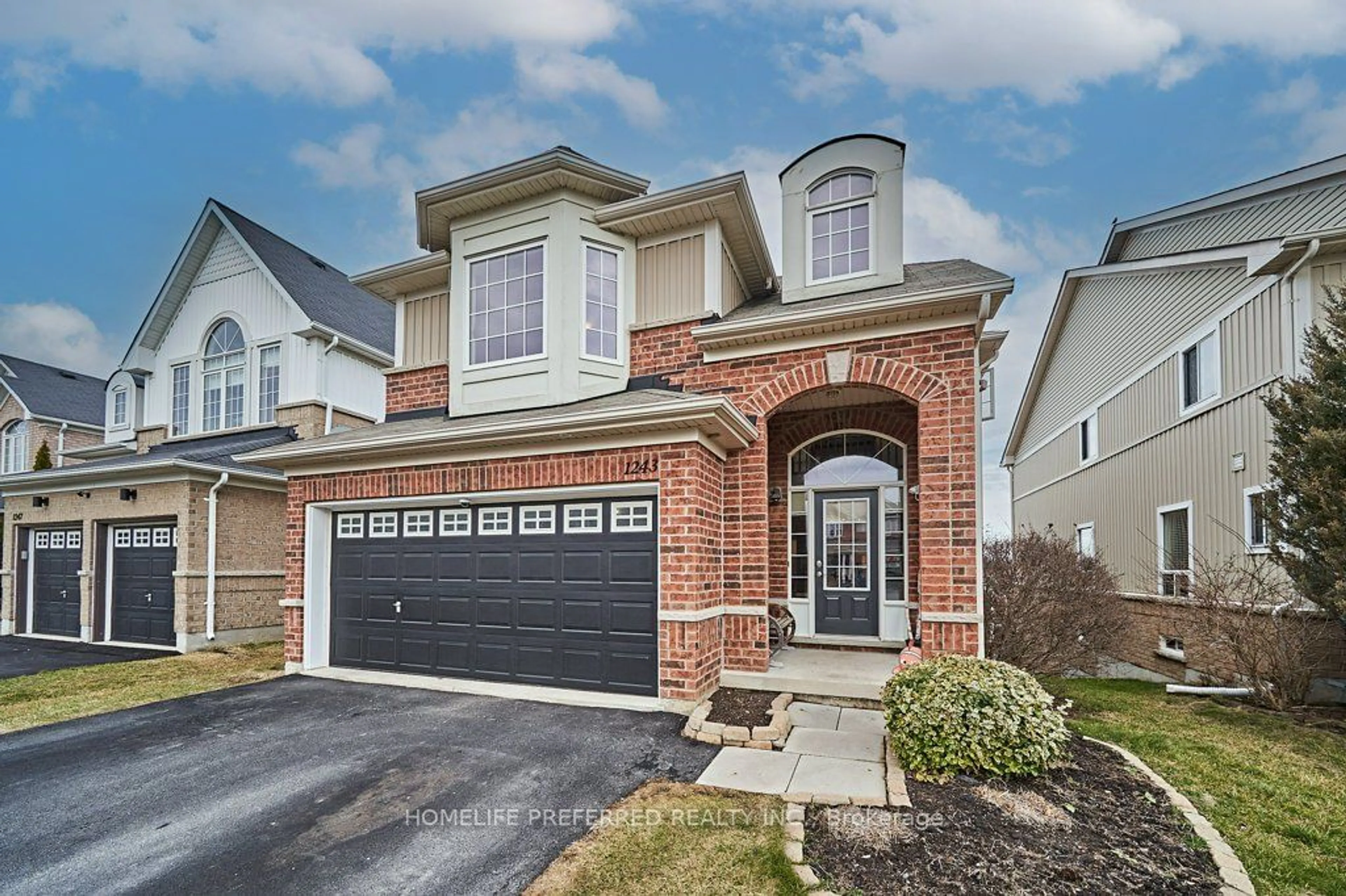 Home with brick exterior material for 1243 Meath Dr, Oshawa Ontario L1K 0M7