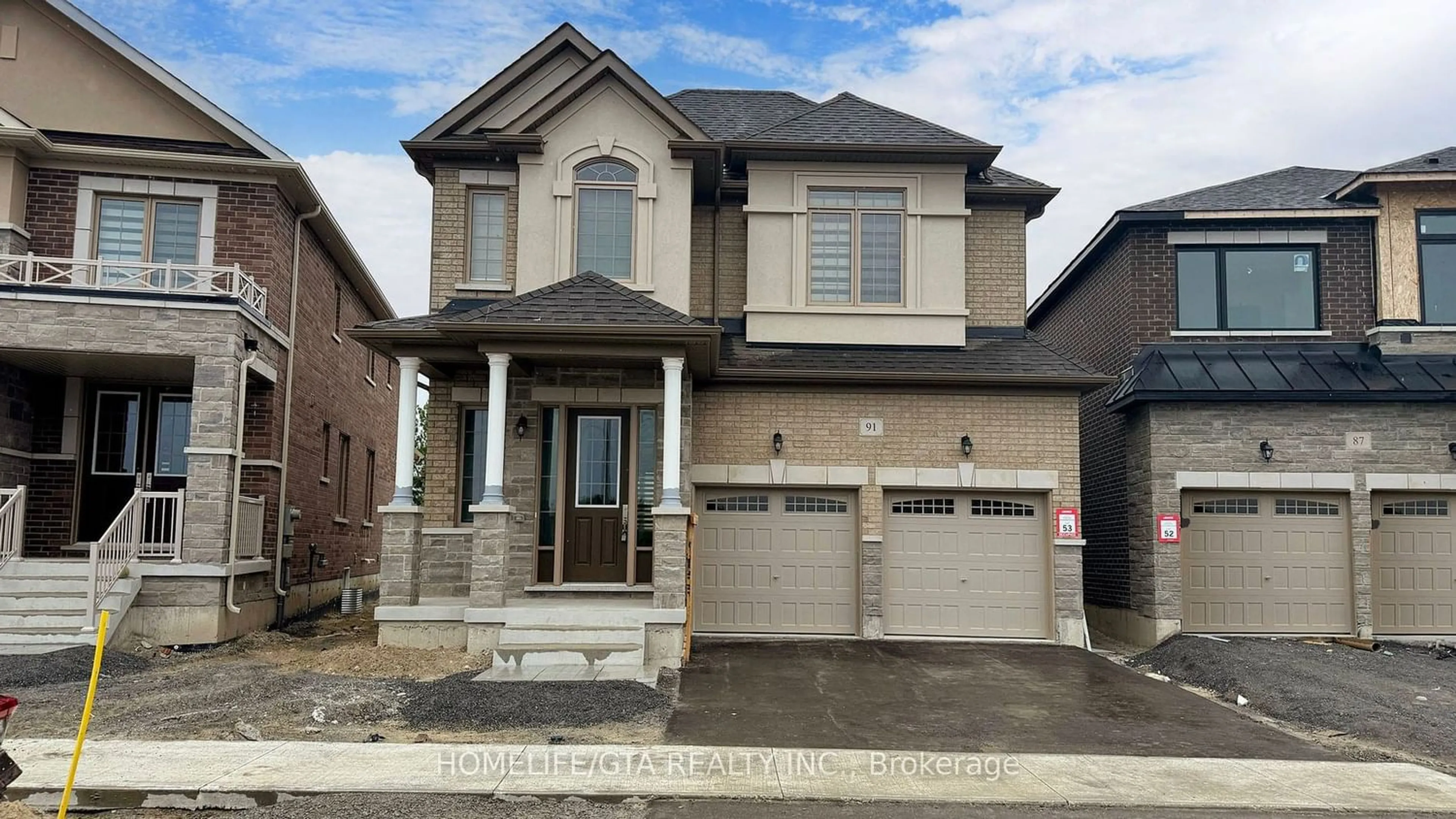 Home with brick exterior material for 91 Hoad St, Clarington Ontario L1B 0W4