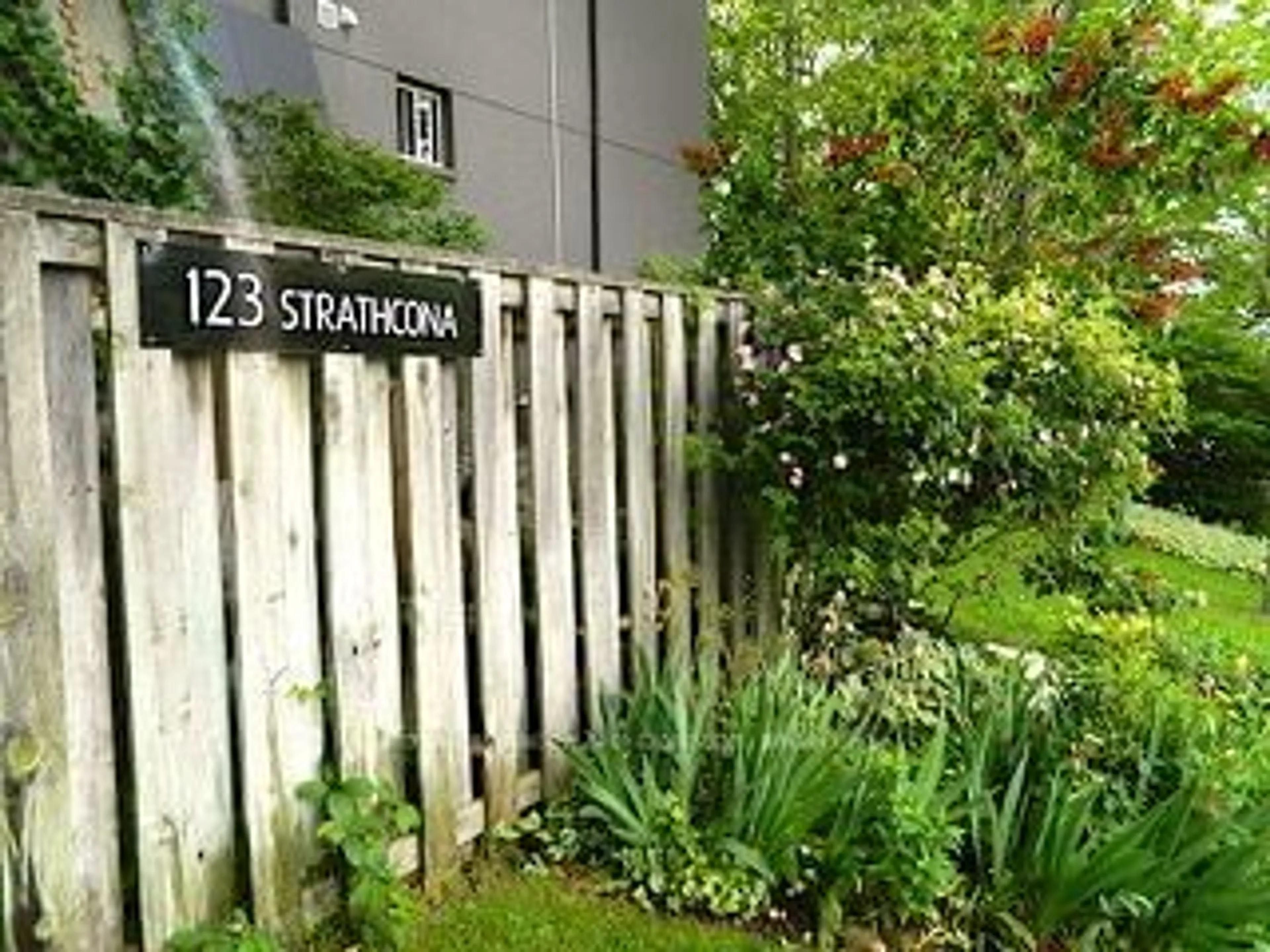 Outside view for 123 Strathcona Ave #17, Toronto Ontario M4J 4Z1