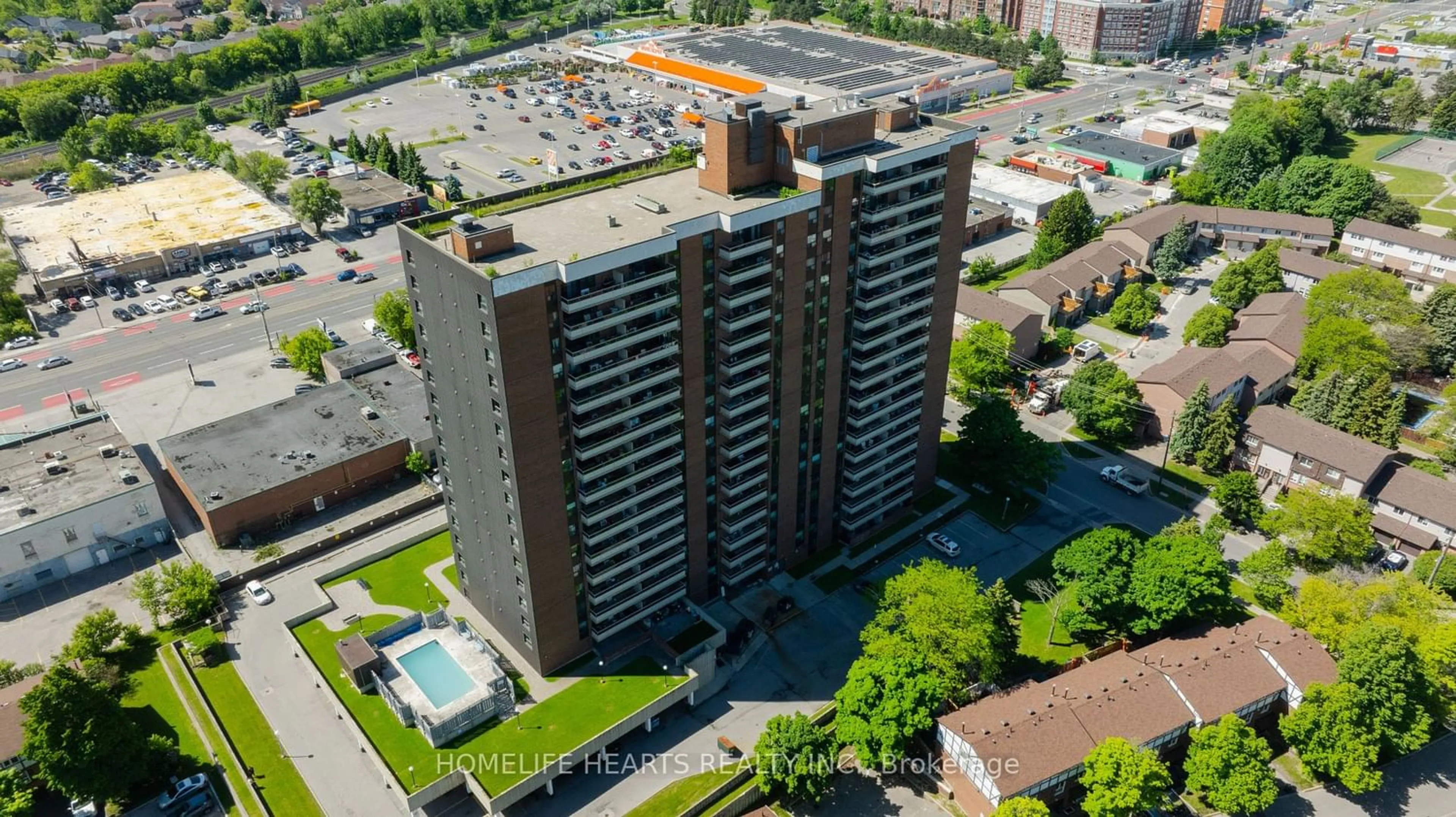 A pic from exterior of the house or condo for 15 Torrance Rd #509, Toronto Ontario M1J 3K2