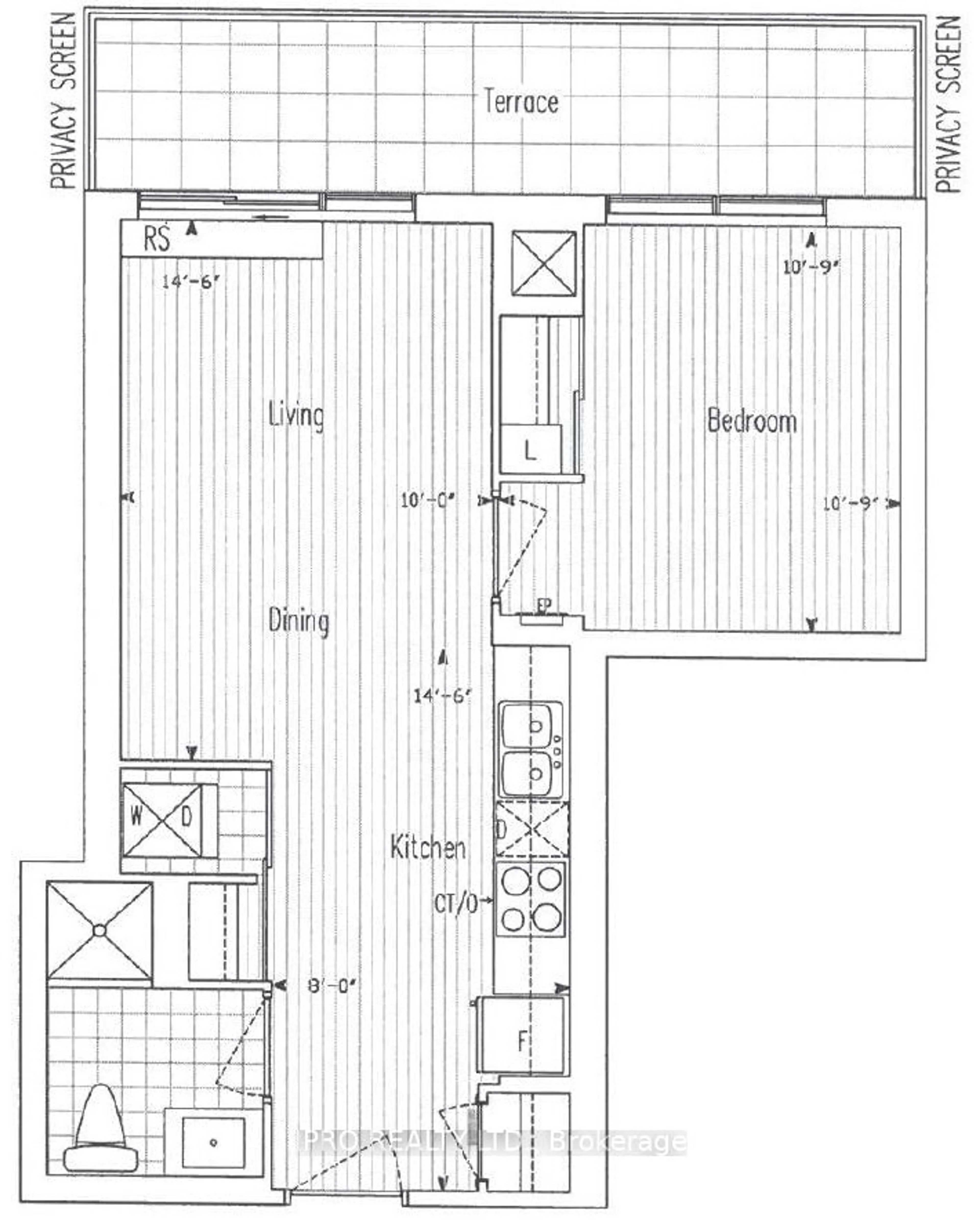 Floor plan for 255 VILLAGE GREEN Sq #3101, Toronto Ontario M1S 0L7