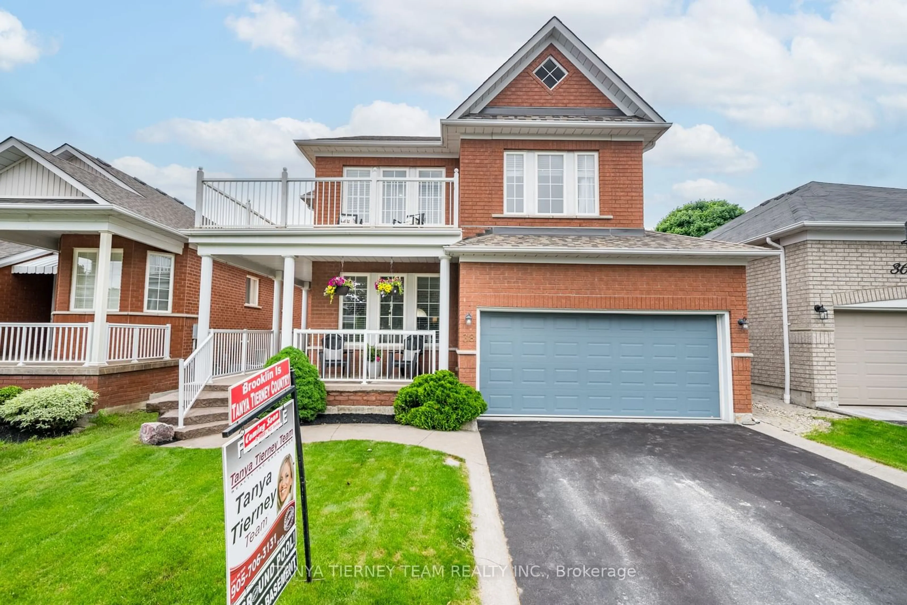 Home with brick exterior material for 38 Kimberly Dr, Whitby Ontario L1M 1K5