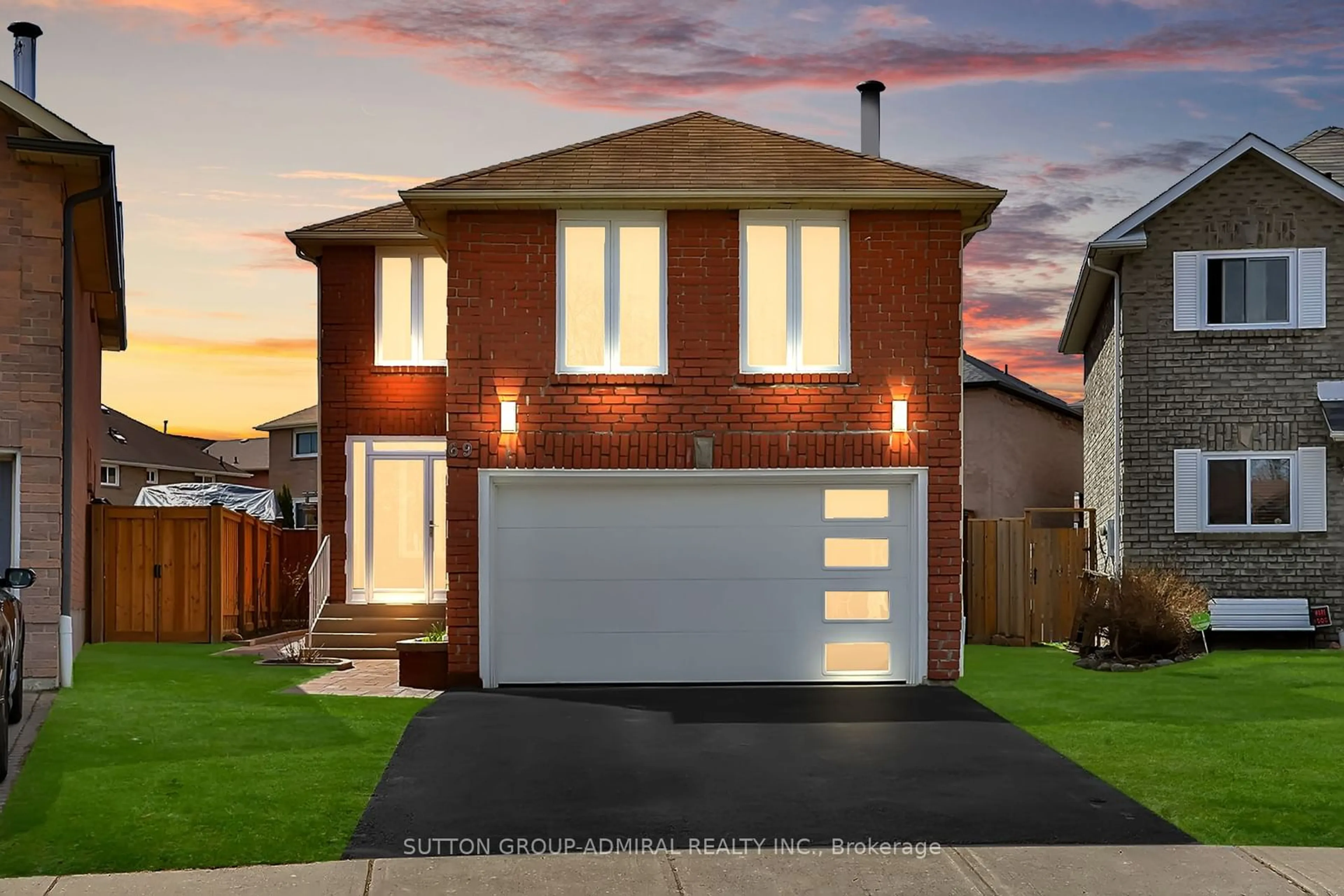 Home with brick exterior material for 69 Mullen Dr, Ajax Ontario L1T 2B2