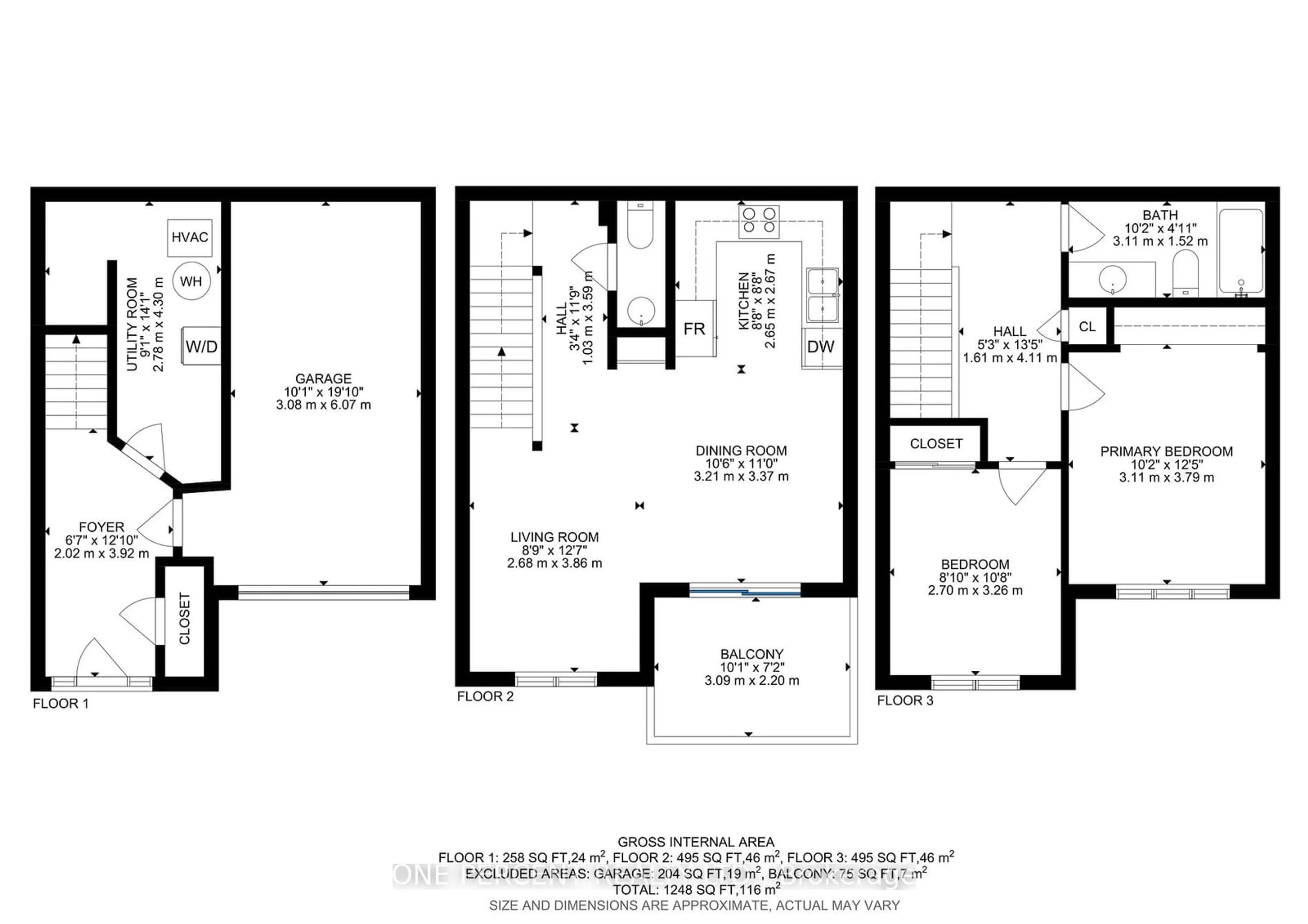 Floor plan for 19 Nearco Cres, Oshawa Ontario L1L 0J4