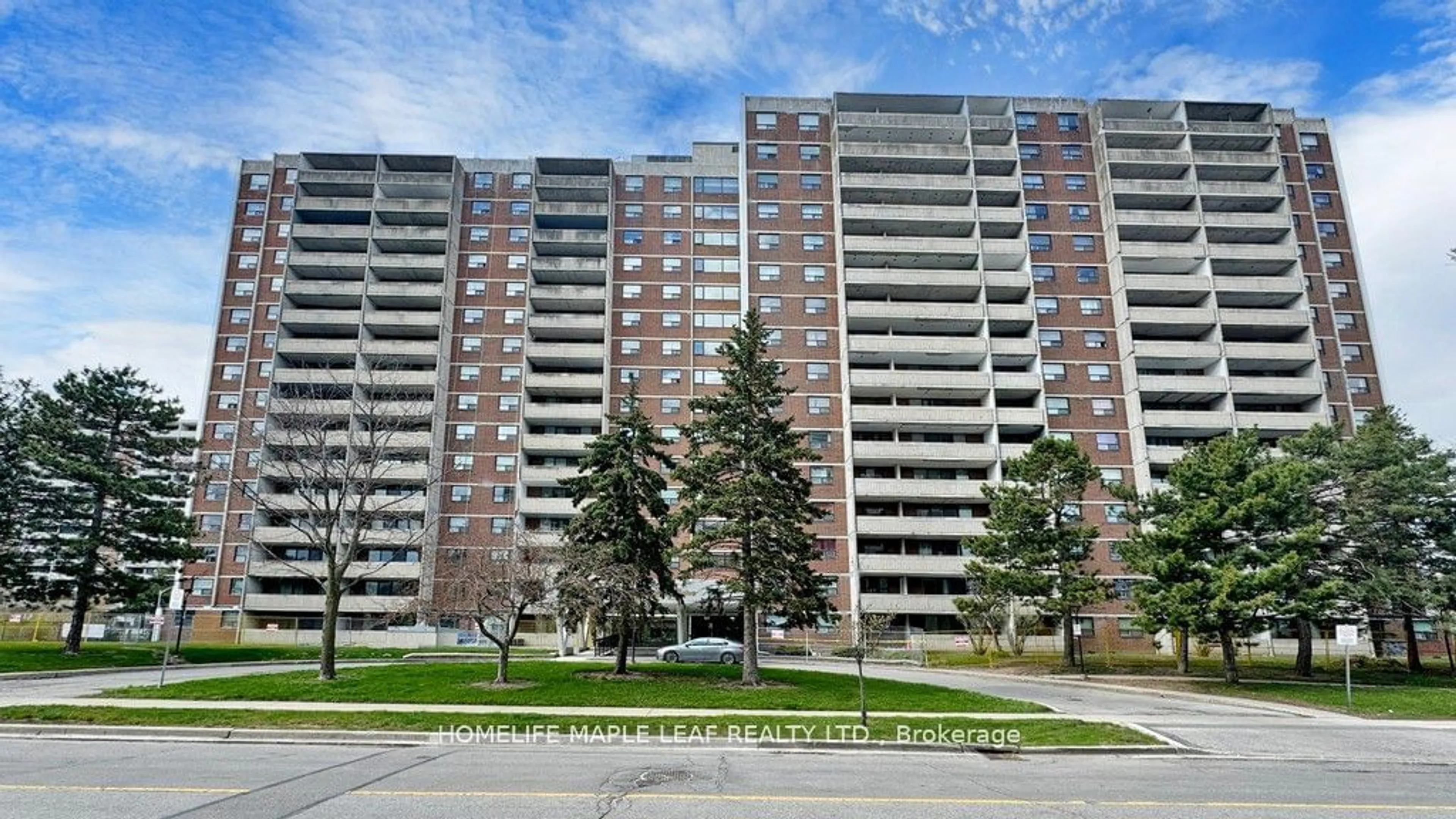 A pic from exterior of the house or condo for 100 Prudential Dr #1112, Toronto Ontario M1P 4V4