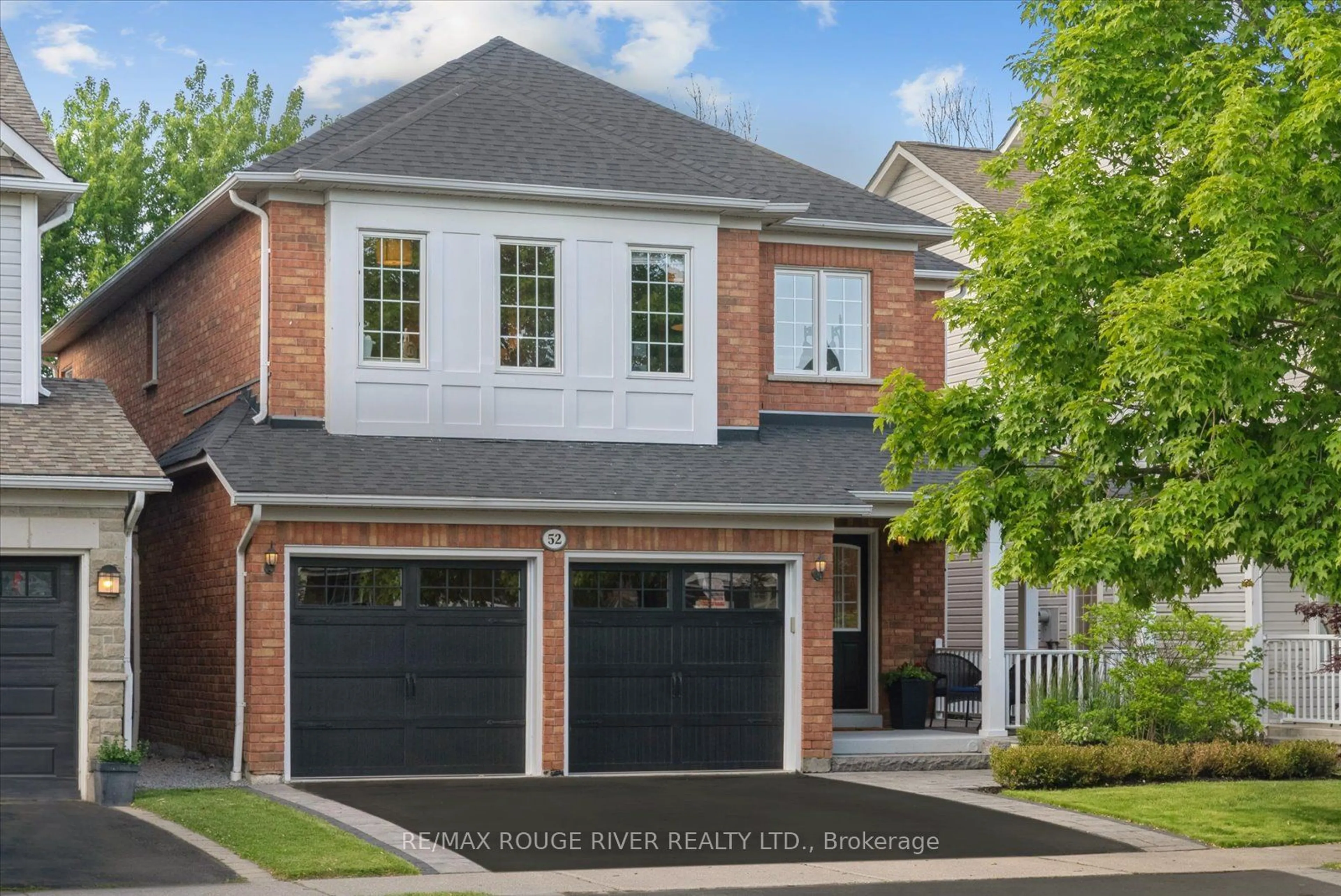 Home with brick exterior material for 52 Warwick Ave, Ajax Ontario L1Z 1K8