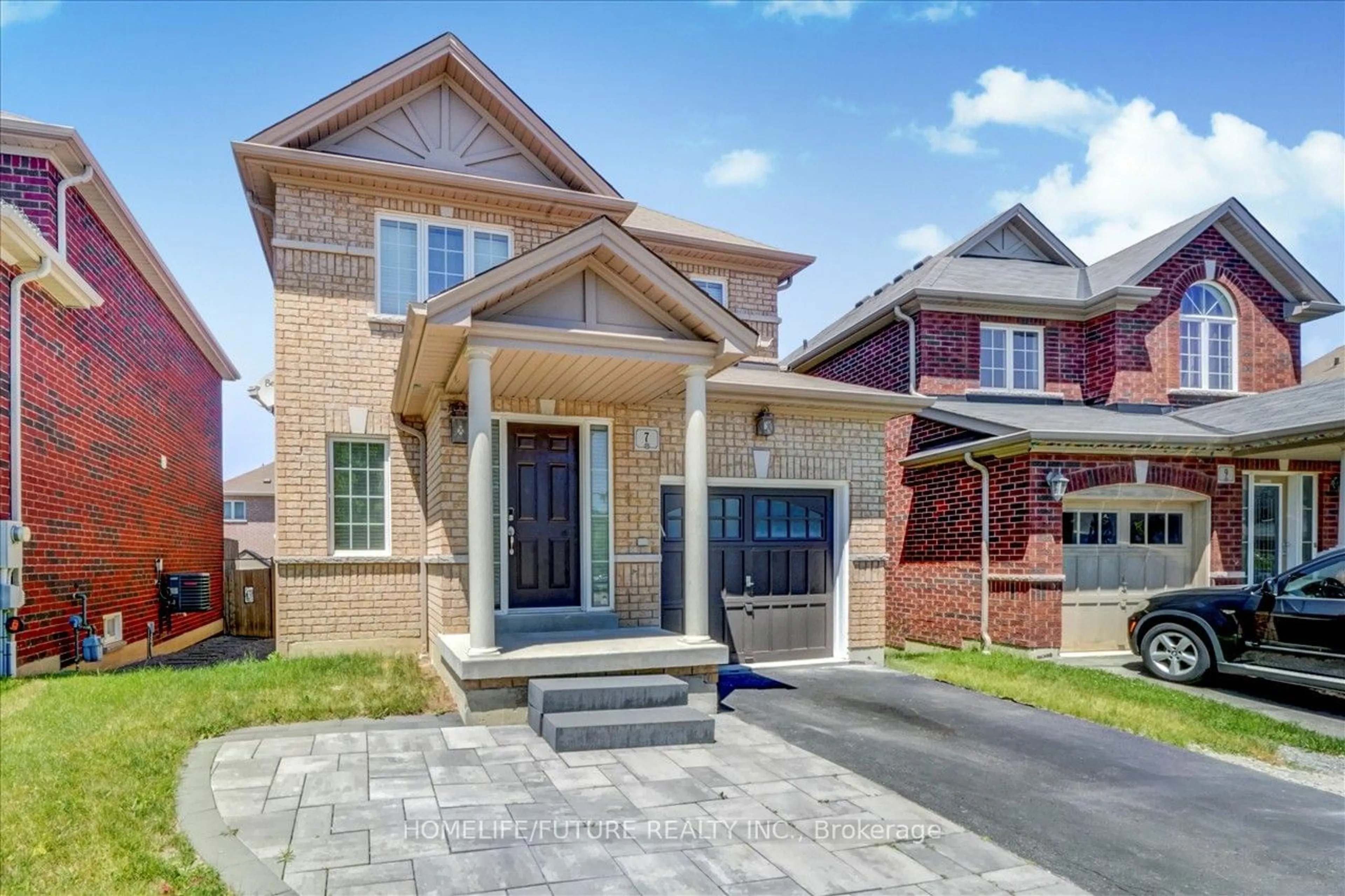 Home with brick exterior material for 7 Shapland Cres, Ajax Ontario L1Z 0K2