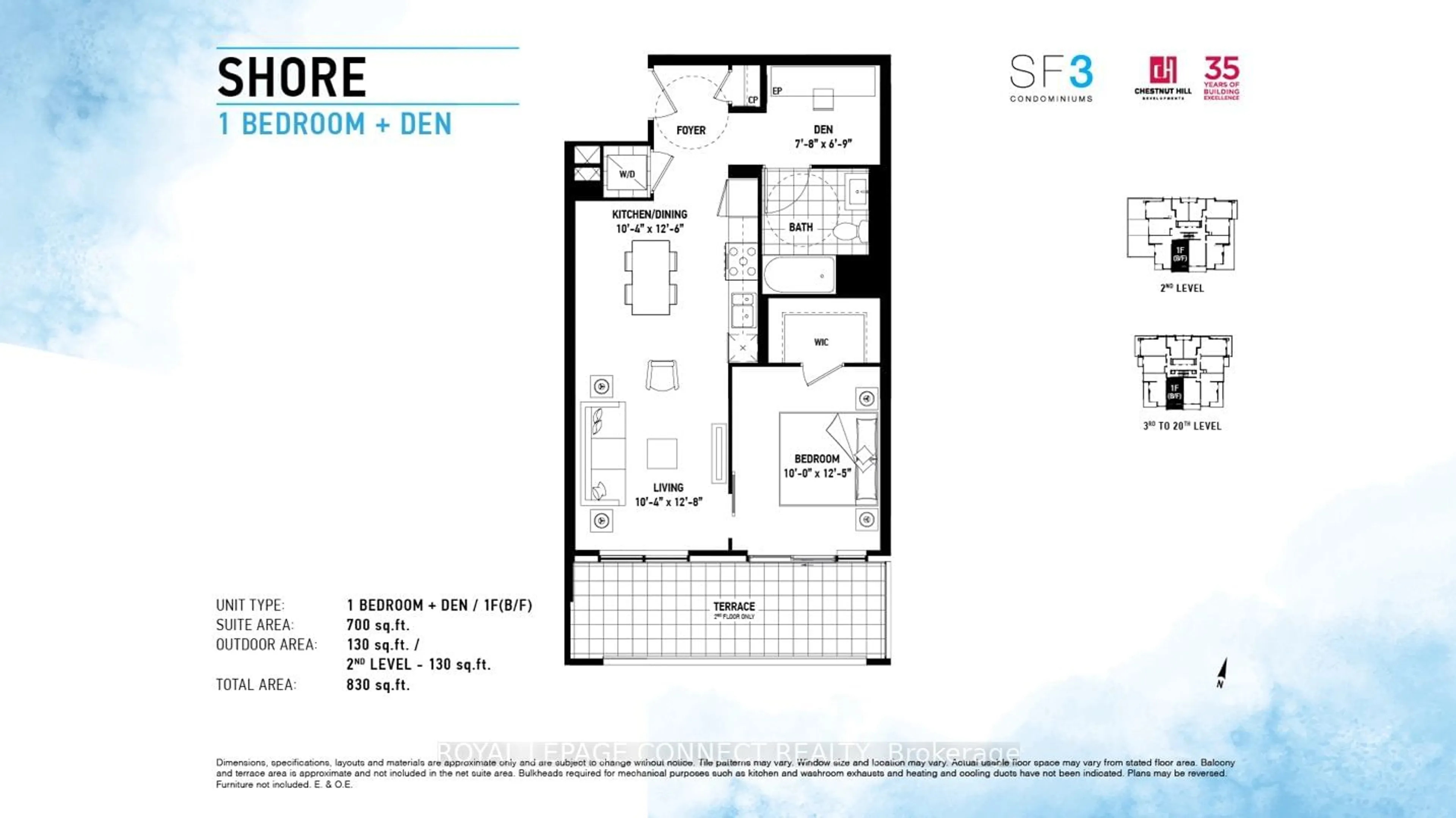 Floor plan for 1255 Bayly St #2106, Pickering Ontario L1W 1L7