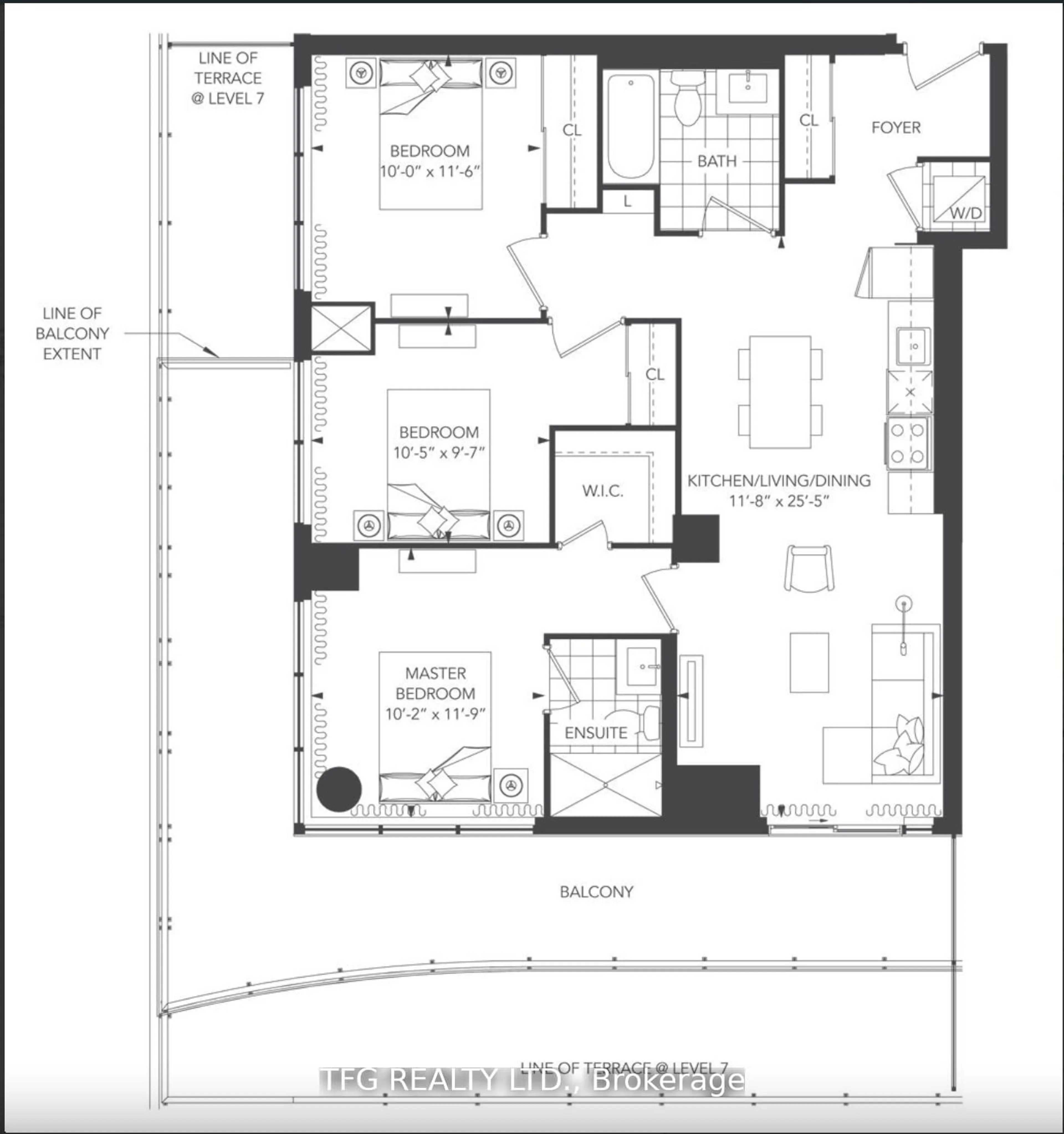 Floor plan for 1455 Celebration Dr #1104, Pickering Ontario L1W 1L8