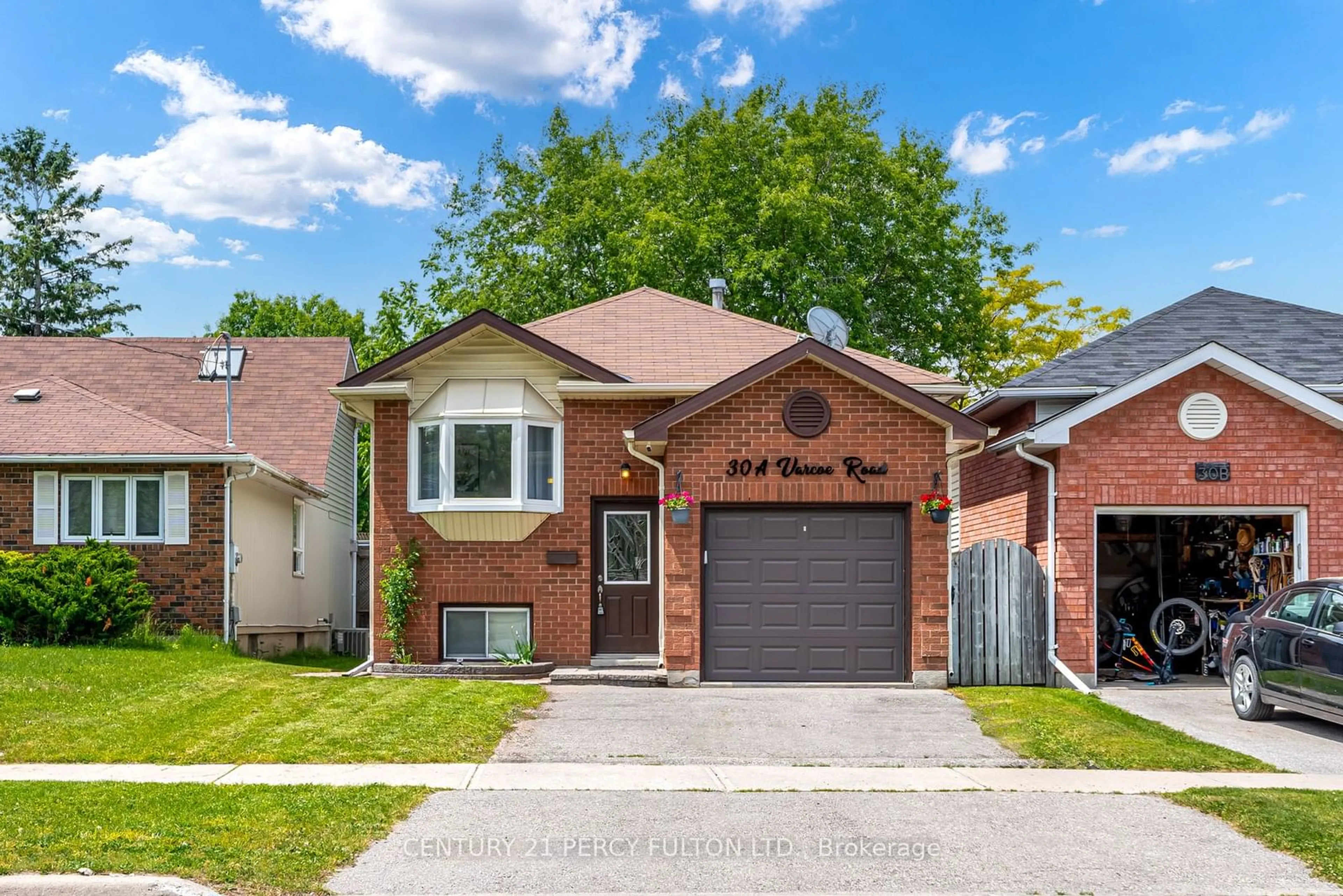 Home with brick exterior material for 30A Varcoe Rd, Clarington Ontario L1E 2T7