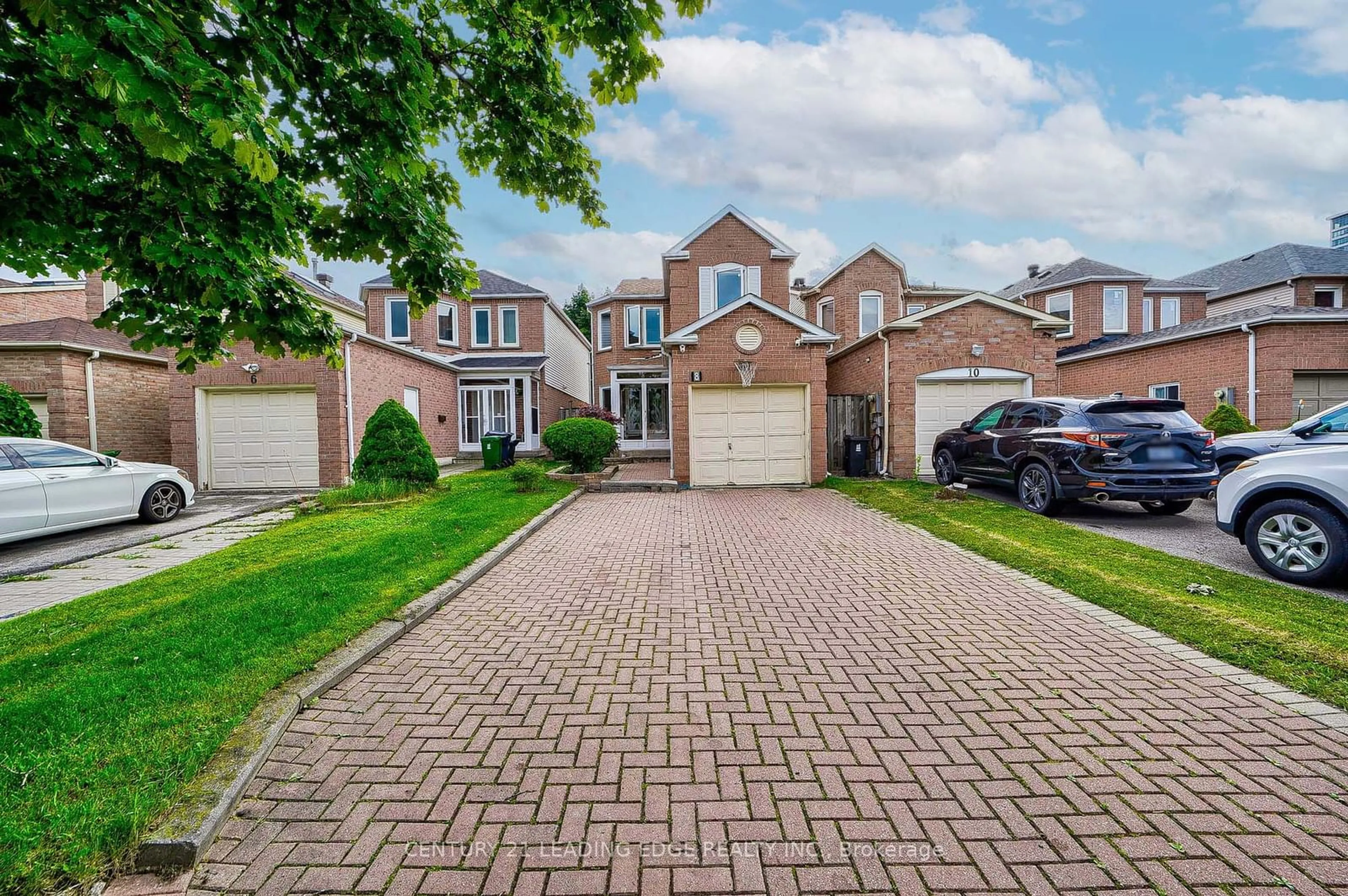 Home with brick exterior material for 8 STAVERTON Crt, Toronto Ontario M1V 5H1