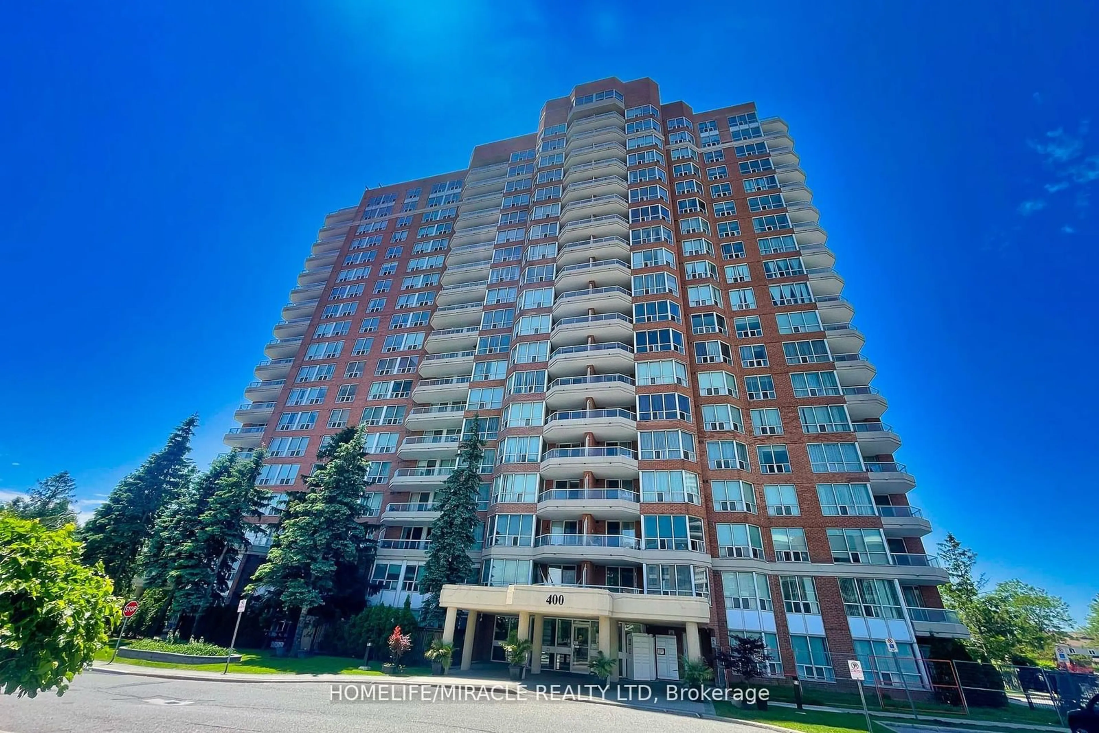 A pic from exterior of the house or condo for 400 Mclevin Ave #1509, Toronto Ontario M1B 5J4