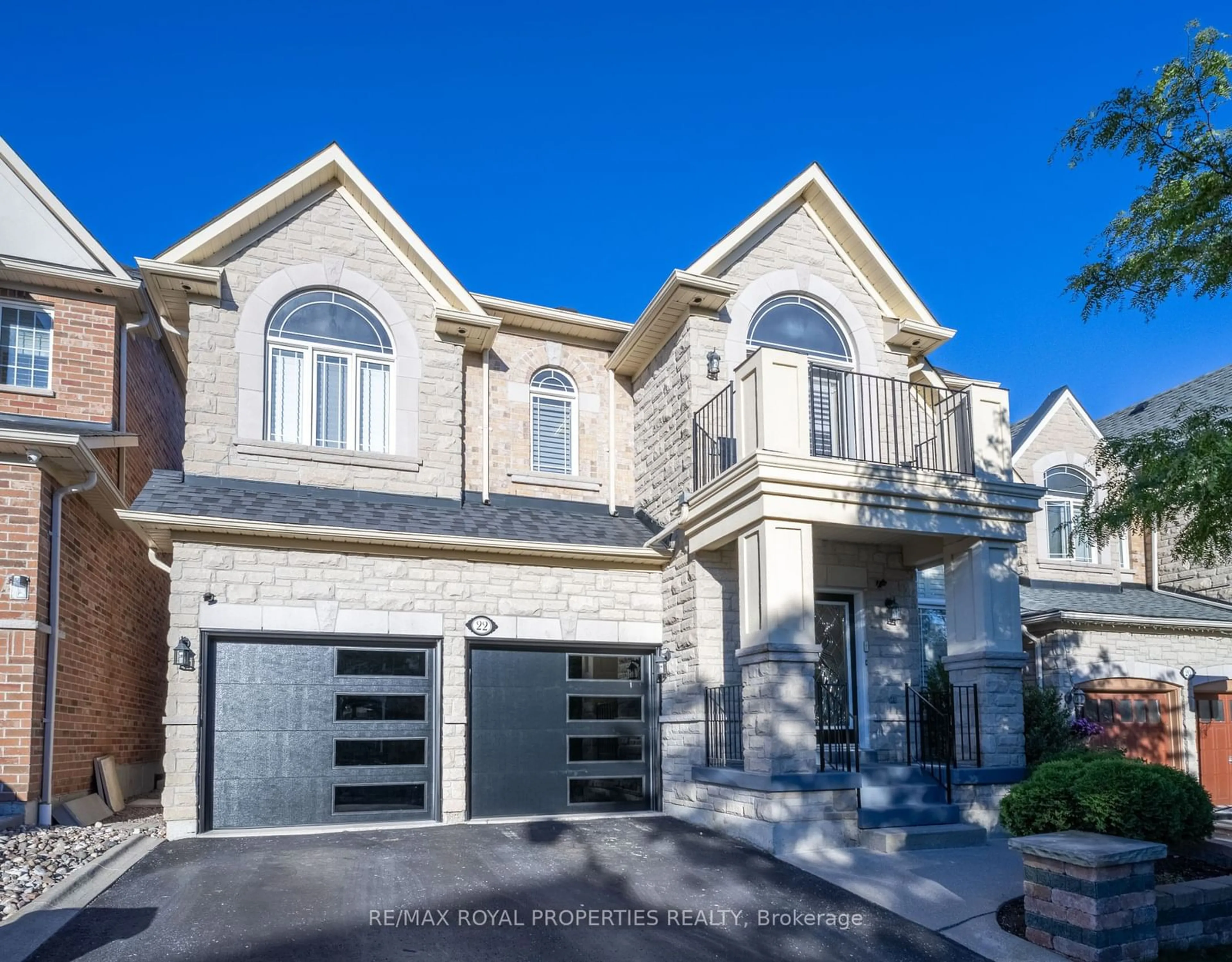 Home with brick exterior material for 22 Carberry Cres, Ajax Ontario L1Z 1S1