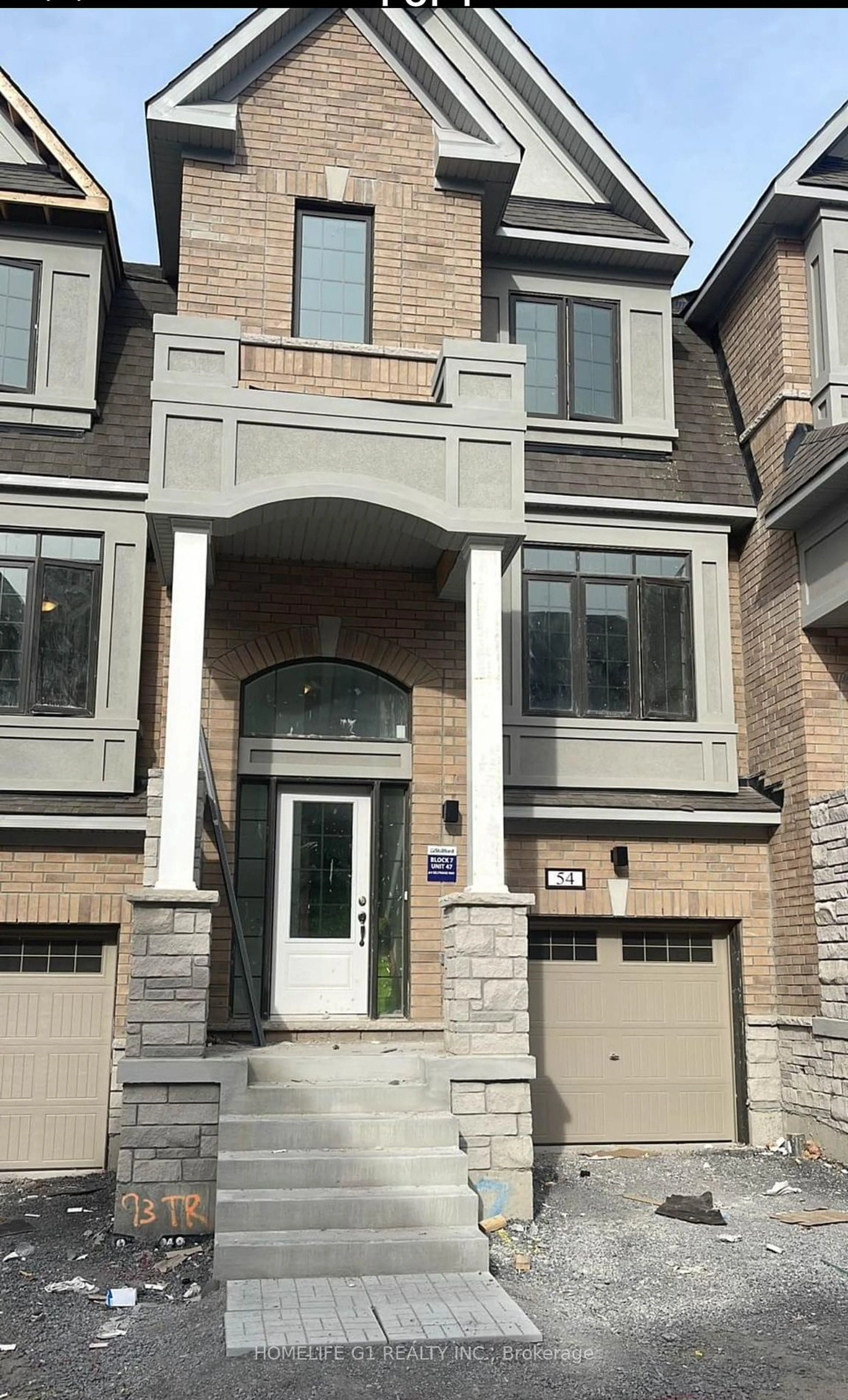 Home with brick exterior material for 54 Selfridge Way, Whitby Ontario L1N 0N9