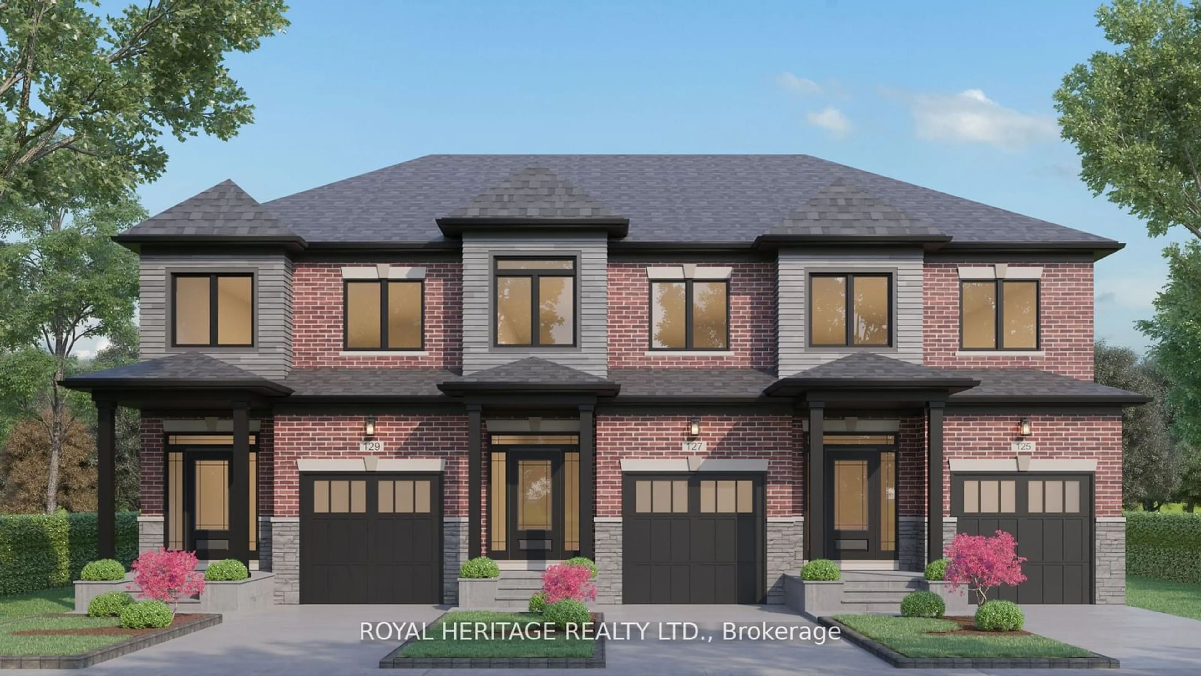 Home with brick exterior material for 129 Hickory St, Whitby Ontario L1N 3X6
