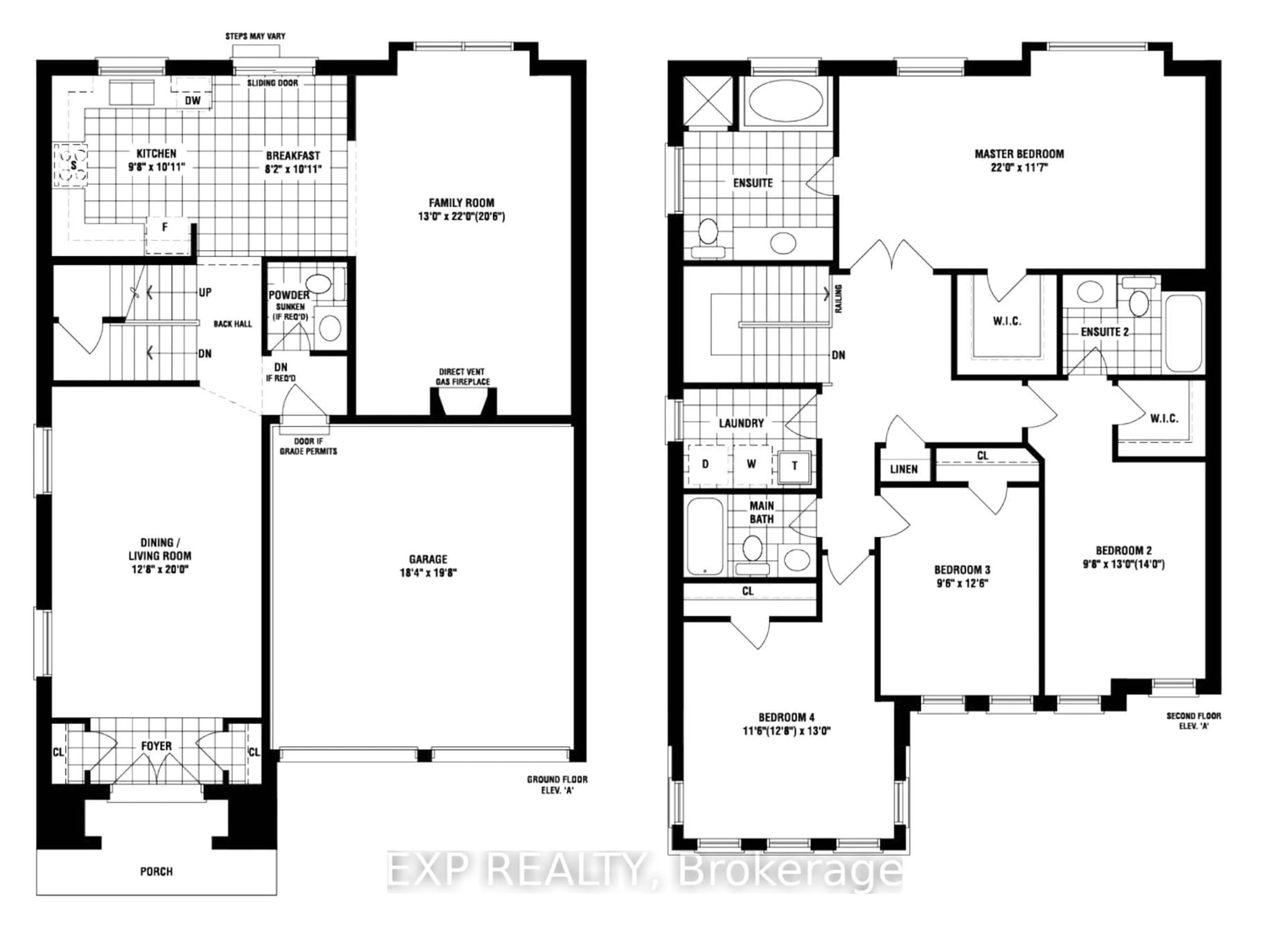 Floor plan for 1172 Drinkle Cres, Oshawa Ontario L1K 0A2