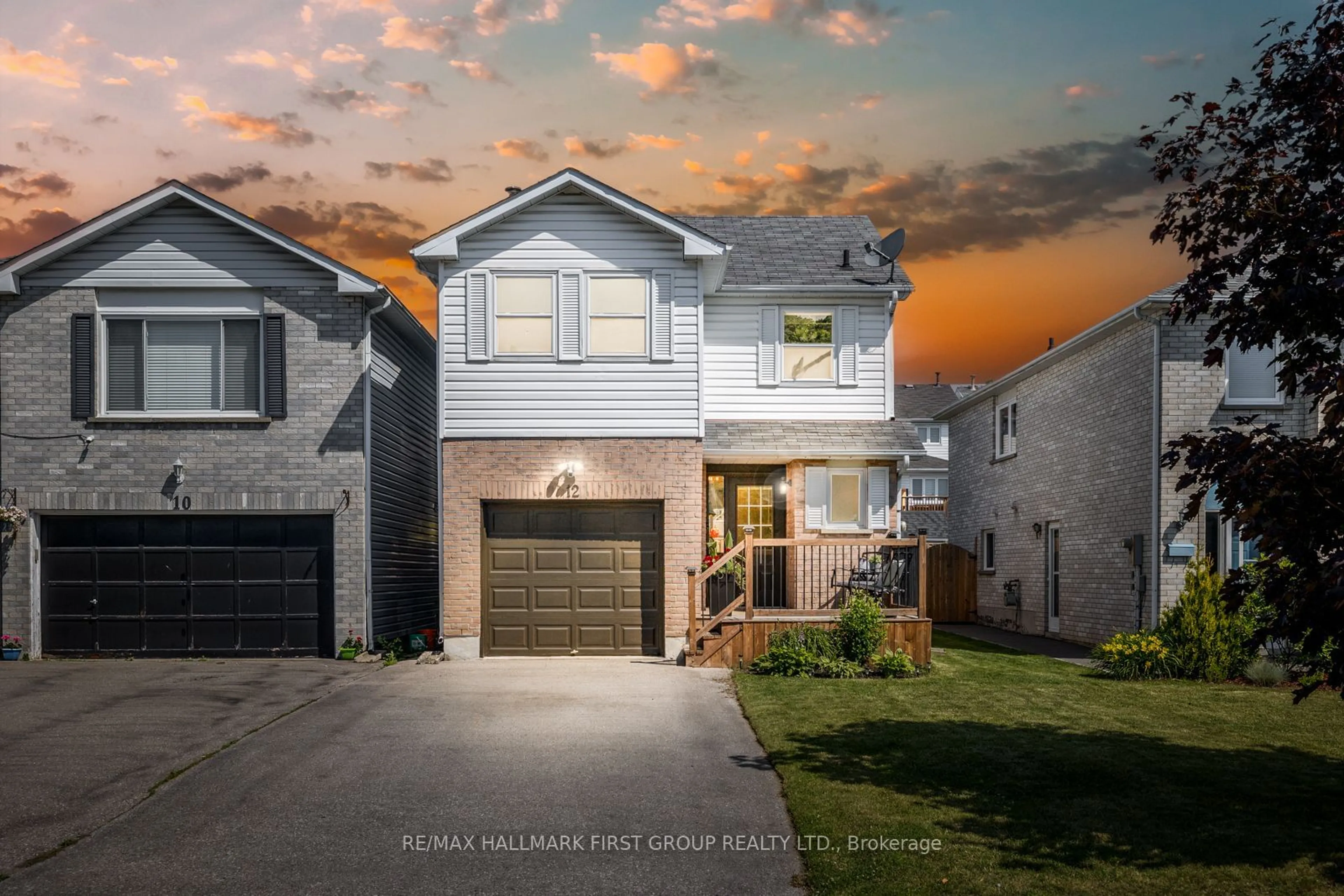 Frontside or backside of a home for 12 Herriman St, Clarington Ontario L1C 4L7