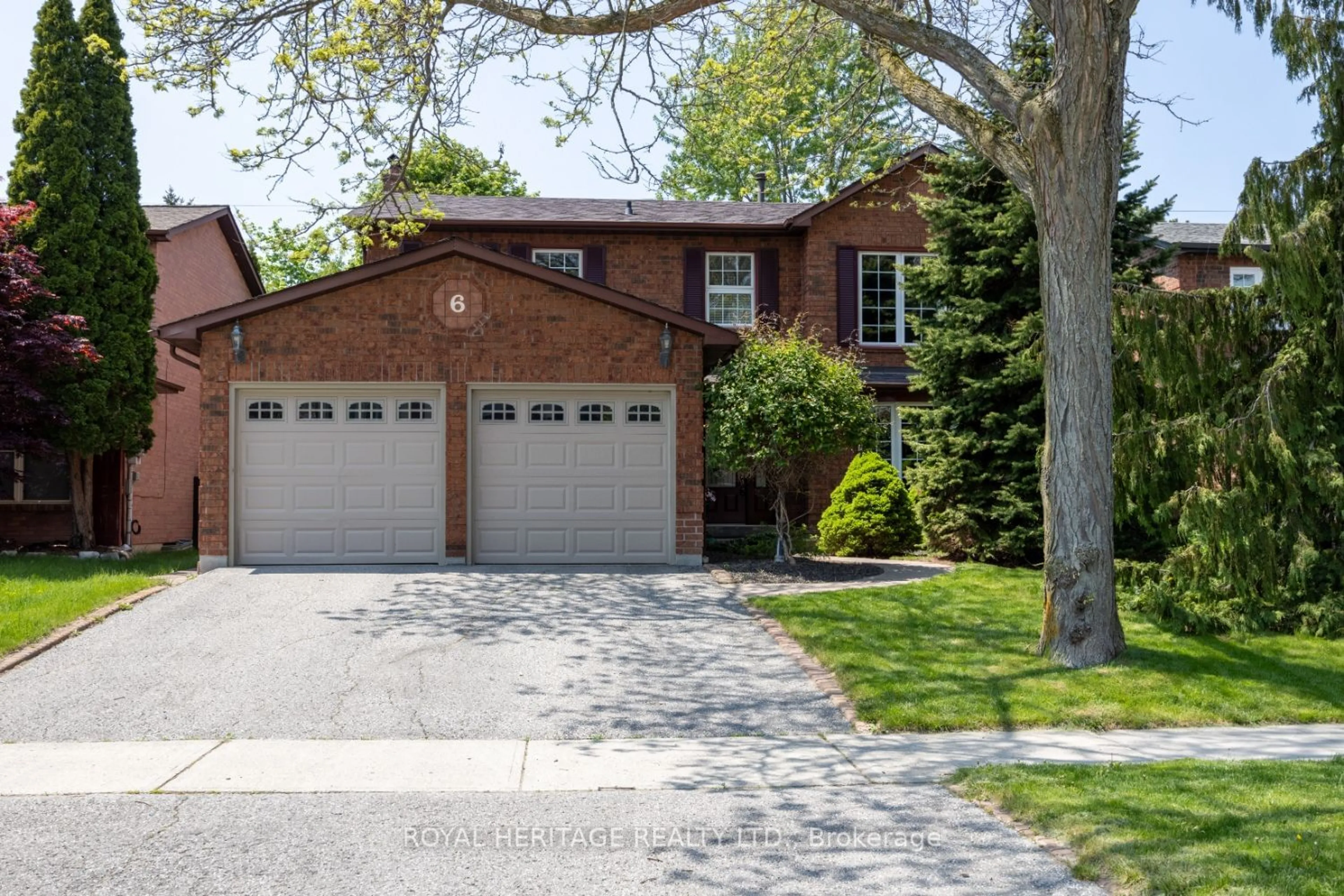 Home with brick exterior material for 6 Longfellow Crt, Whitby Ontario L1N 6V7