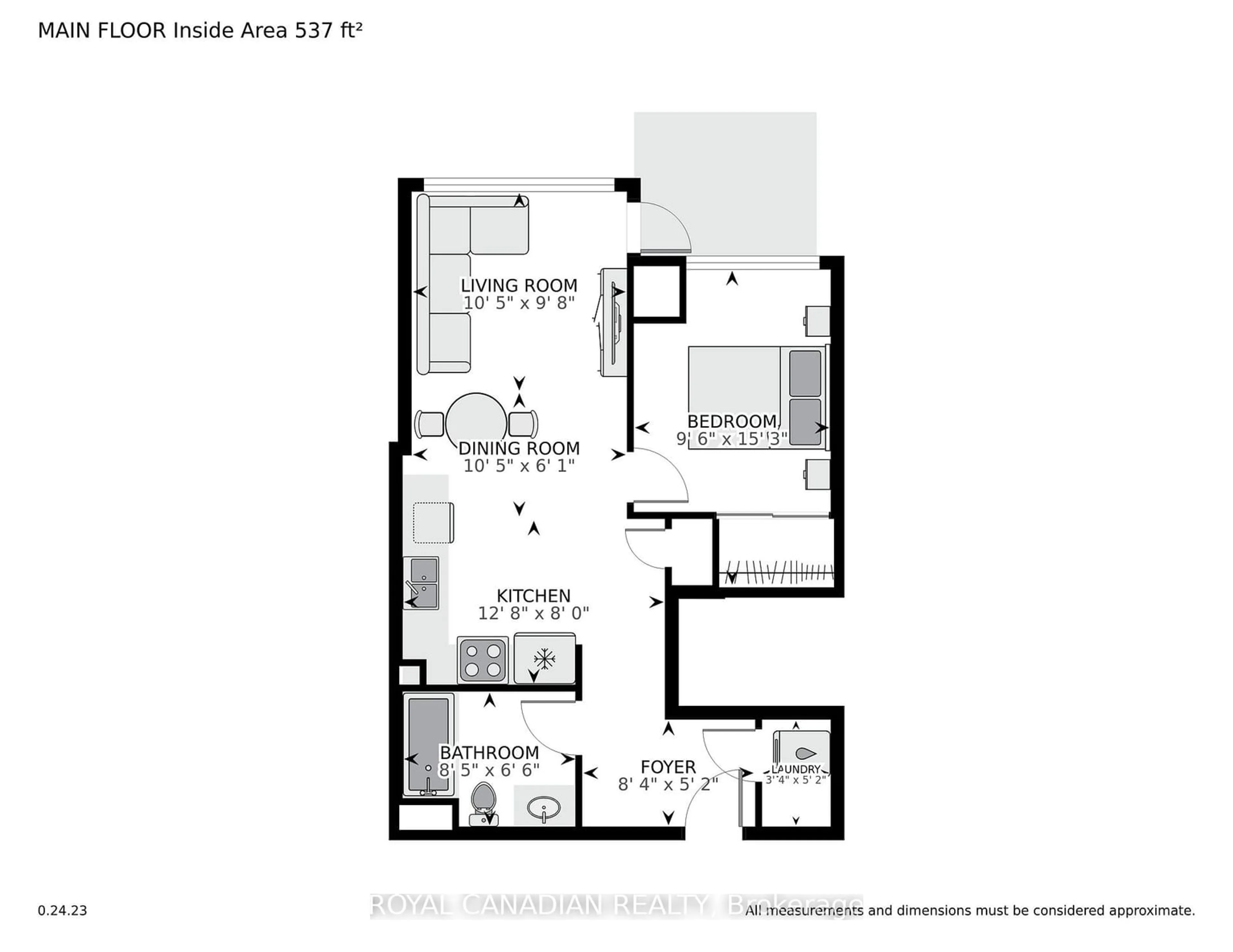 Floor plan for 25 Town Centre Crt #701, Toronto Ontario M1P 0B4