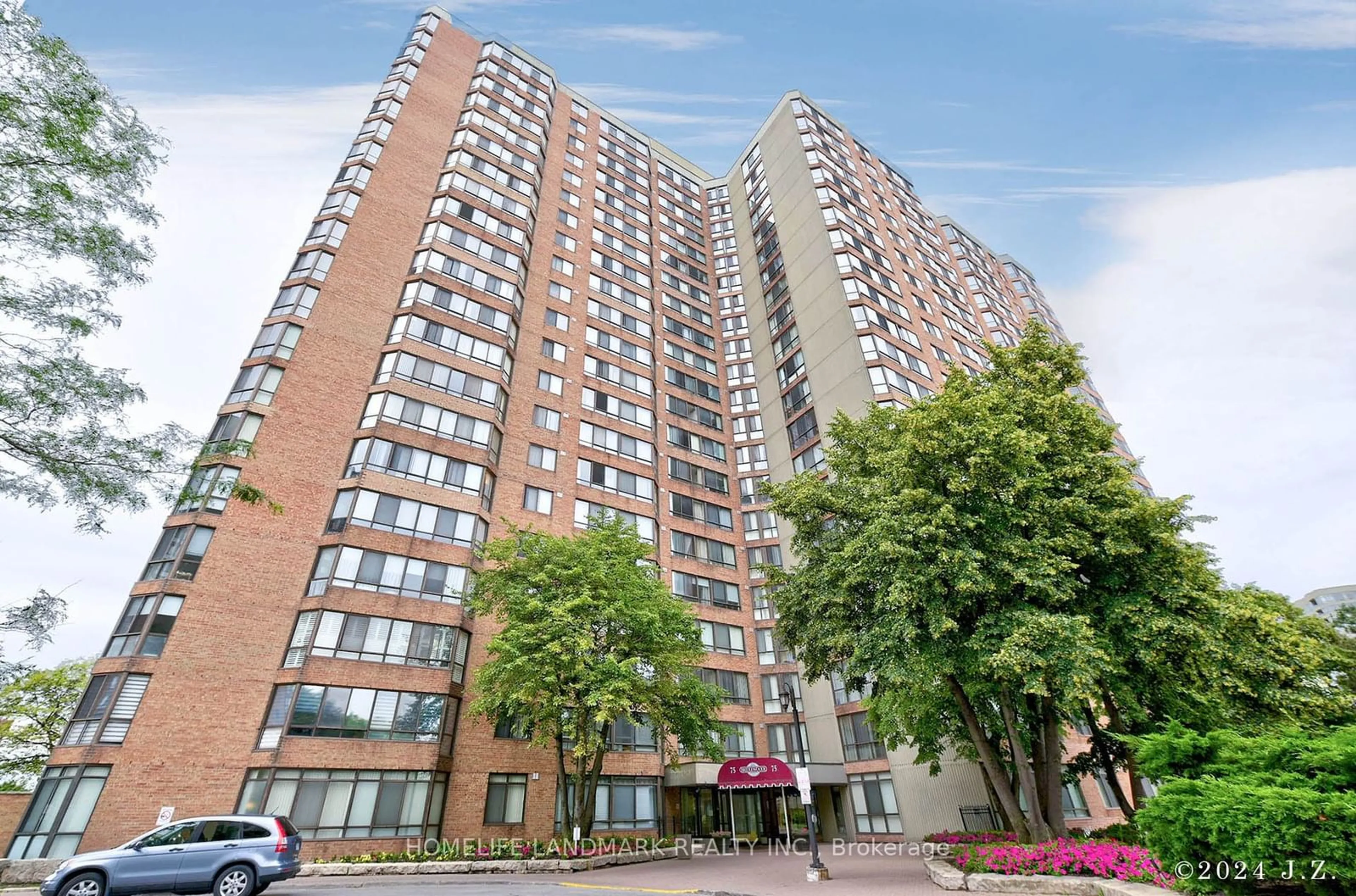 A pic from exterior of the house or condo for 75 Bamburgh Circ #PH26, Toronto Ontario M1W 3W1