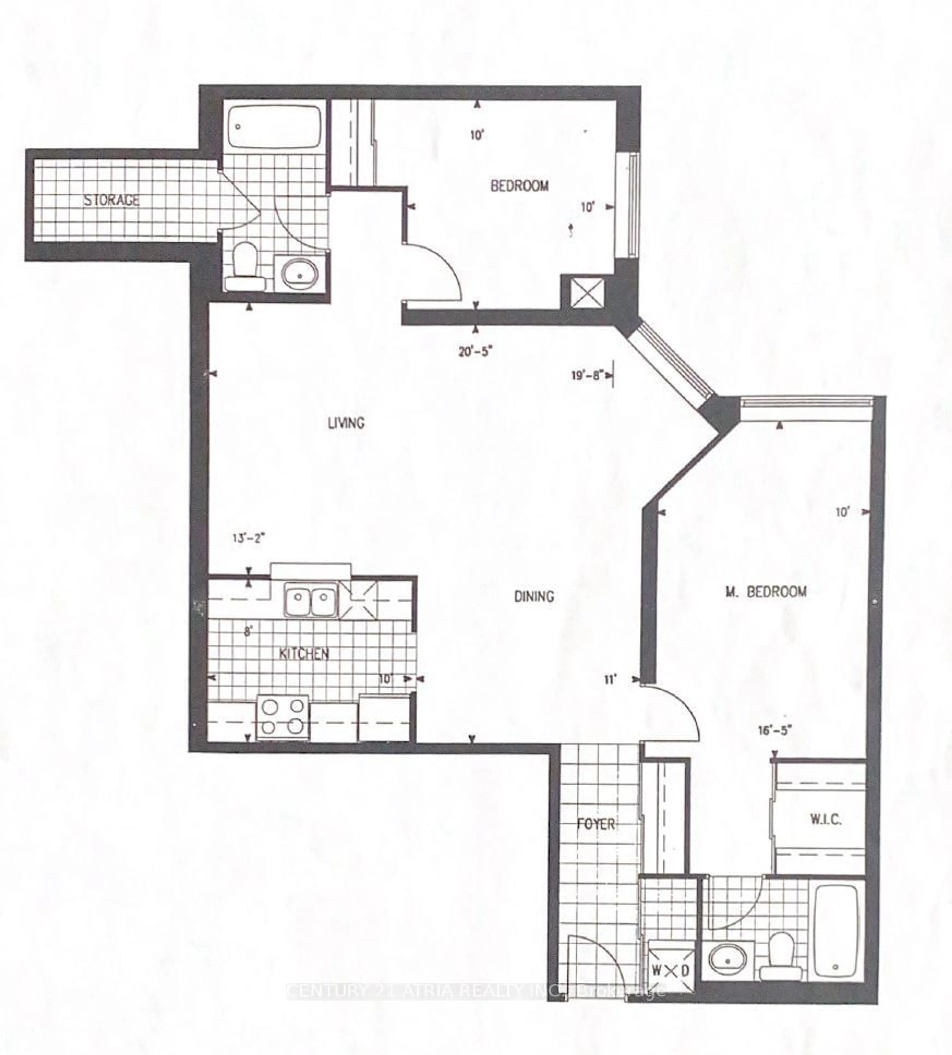 Floor plan for 1883 McNicoll Ave #601, Toronto Ontario M1V 5M3