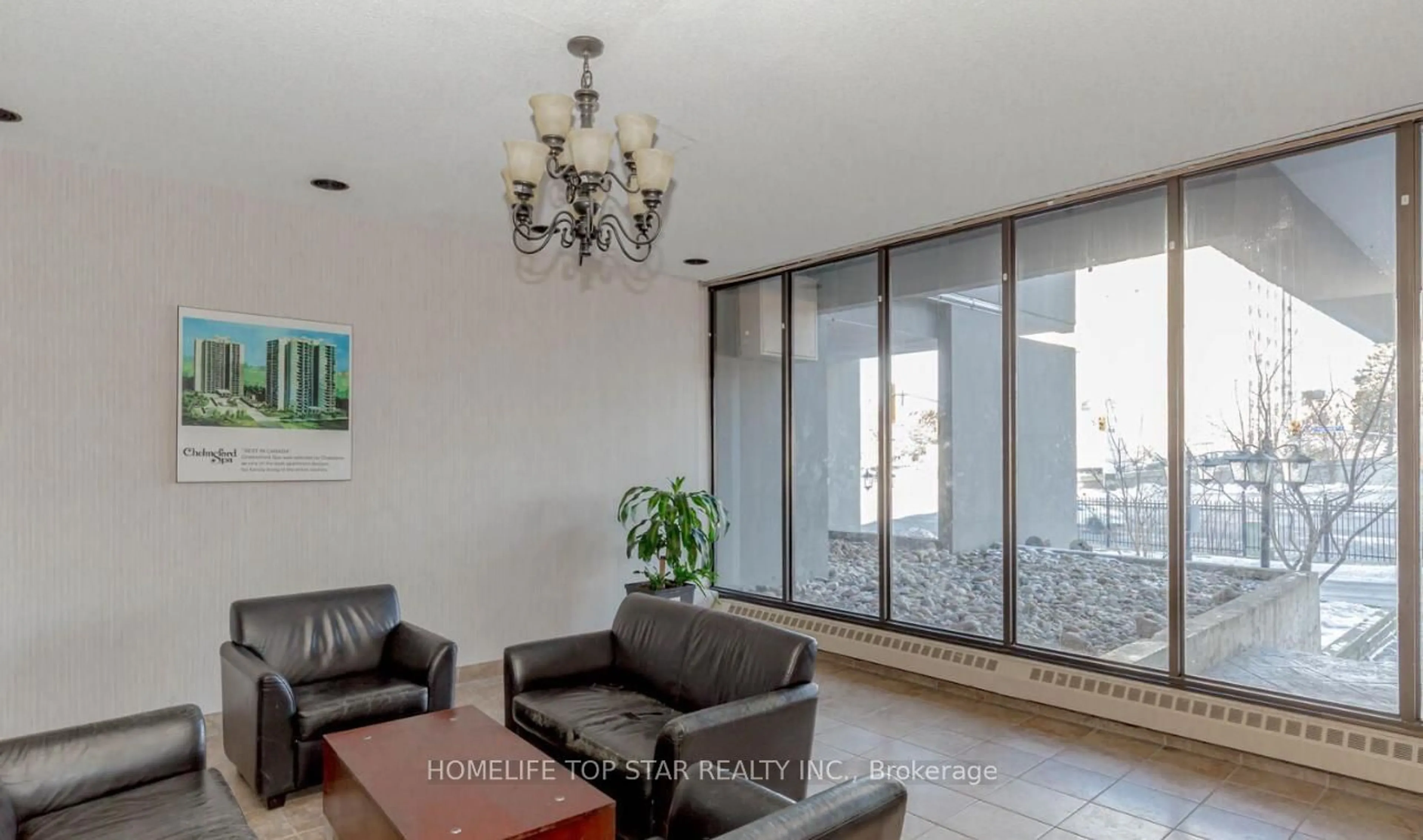 Indoor lobby for 4091 Sheppard Ave #1701, Toronto Ontario M1S 3H2