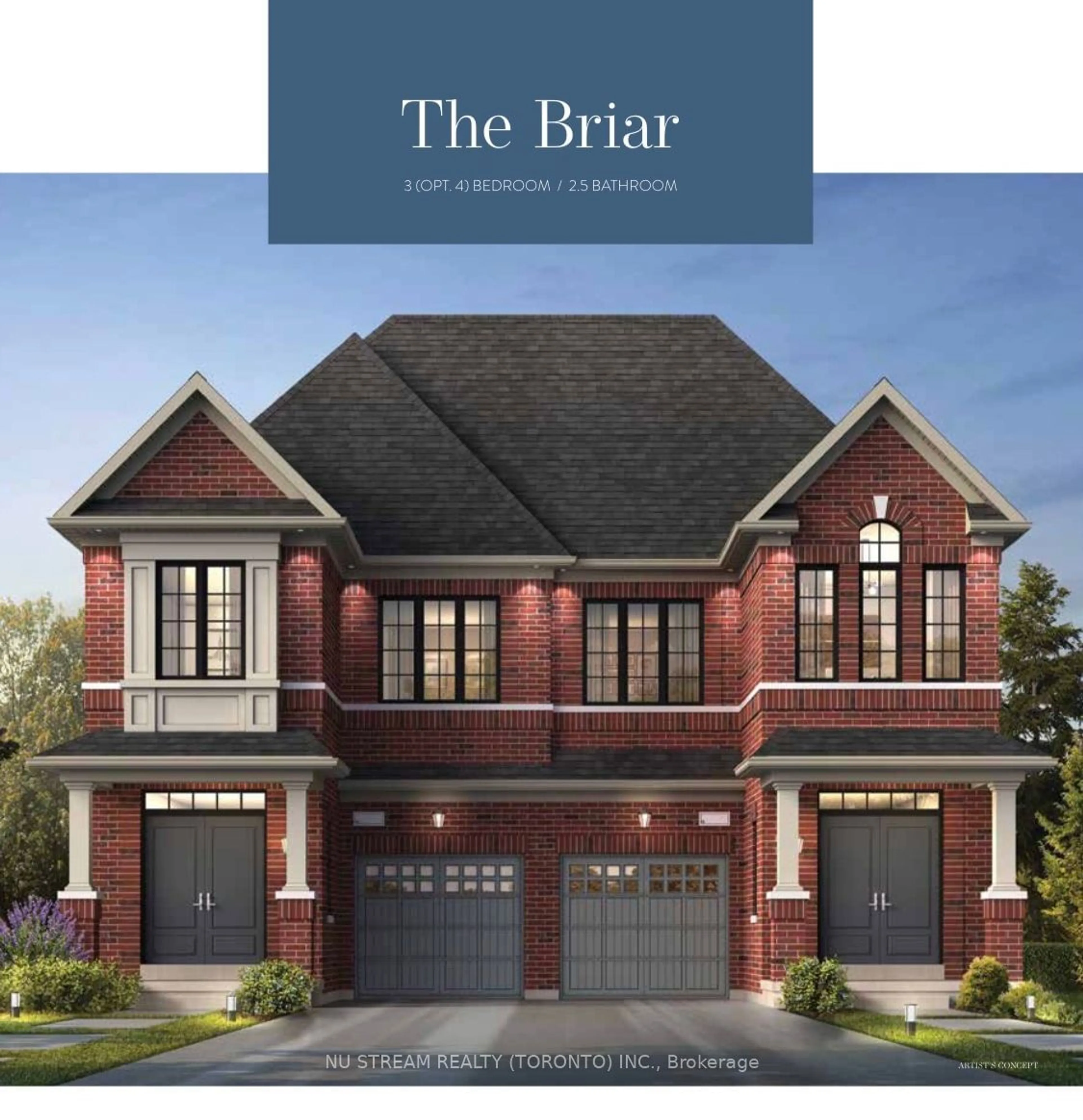 Home with brick exterior material for Lot 87L 1025 Pisces Tr, Pickering Ontario L0H 1J0