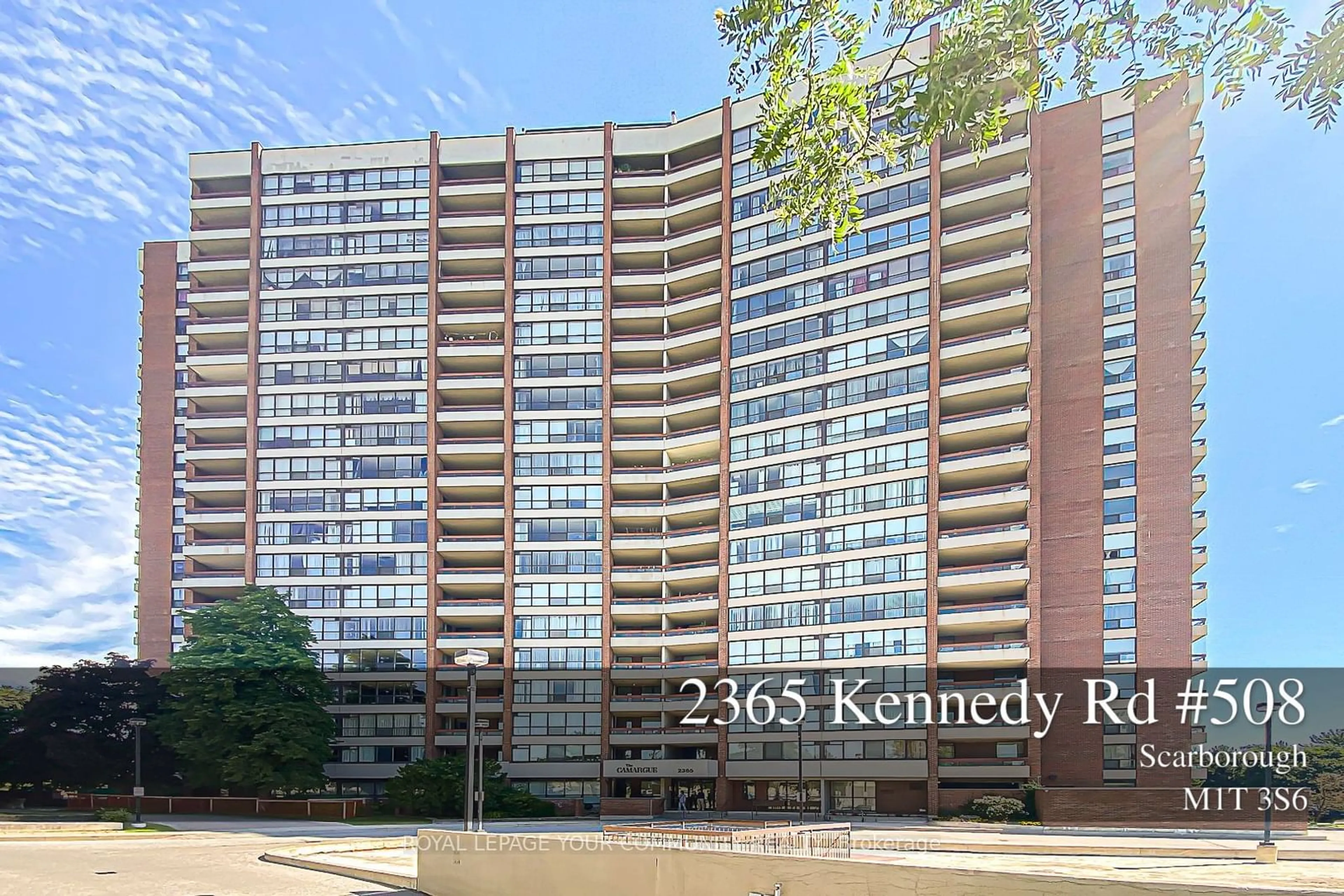 A pic from exterior of the house or condo for 2365 Kennedy Rd #508, Toronto Ontario M1T 3S6