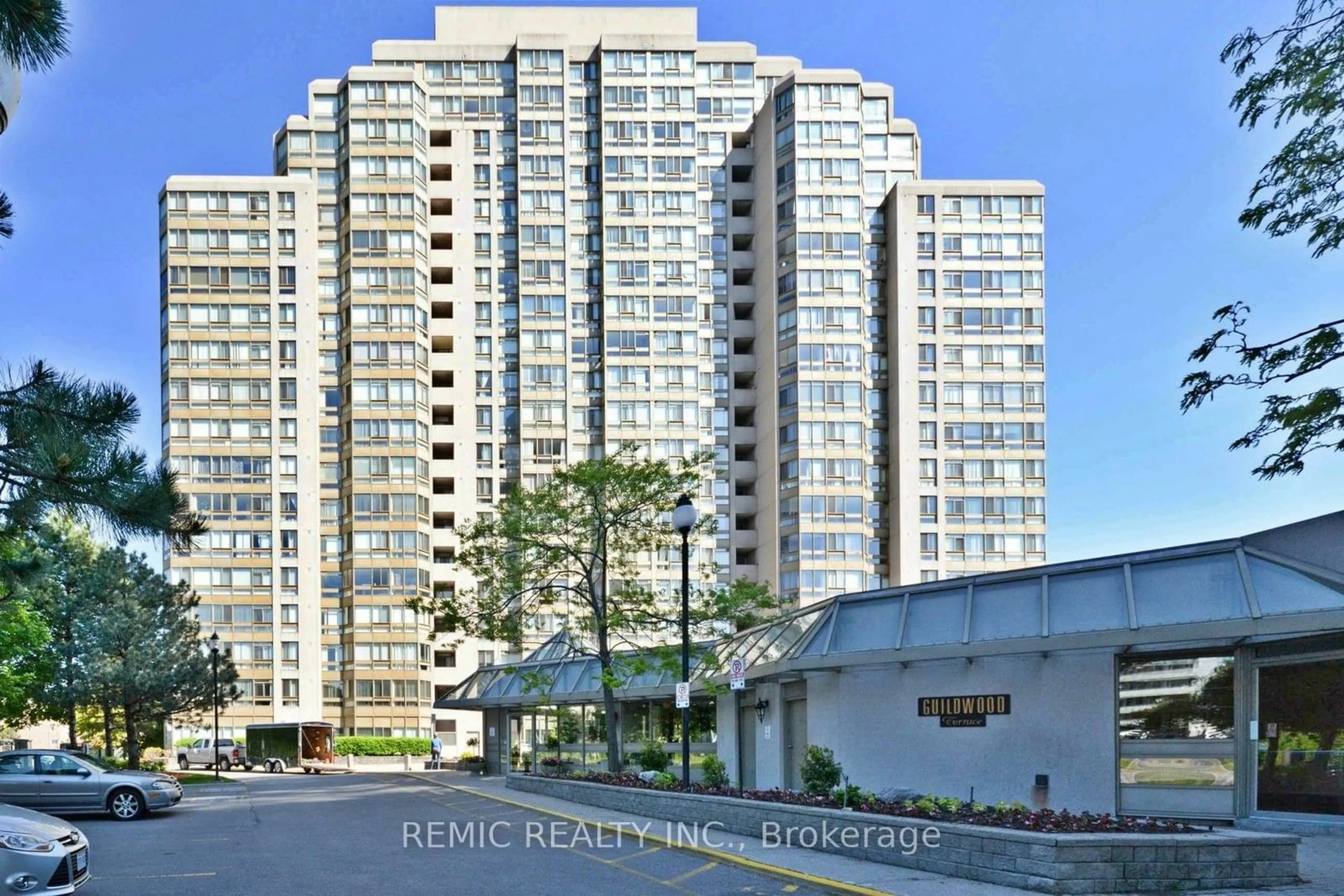 A pic from exterior of the house or condo for 3233 Eglinton Ave #1811, Toronto Ontario M1J 3N6