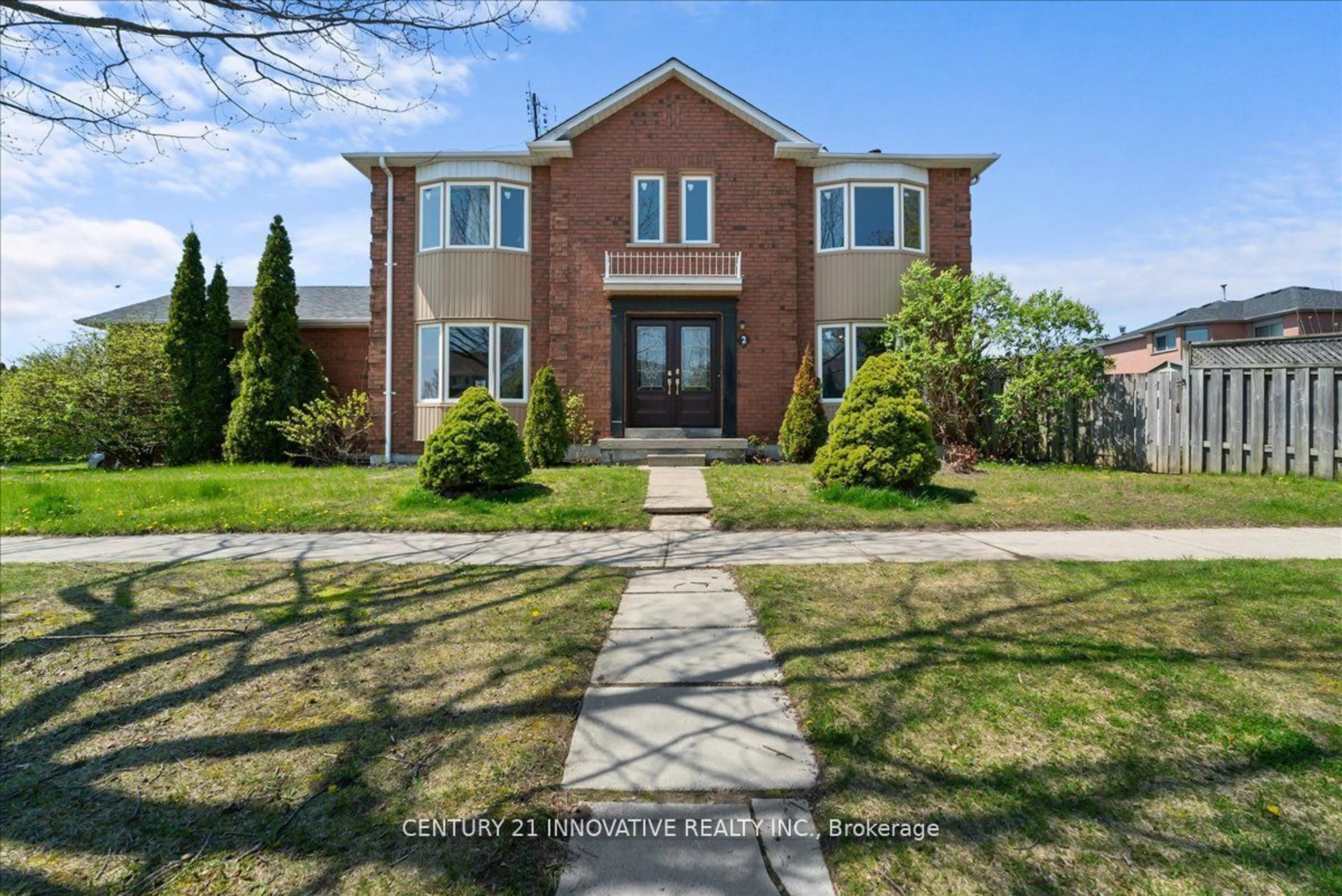 Home with brick exterior material for 2 Old Colony Dr, Whitby Ontario L1R 2A3