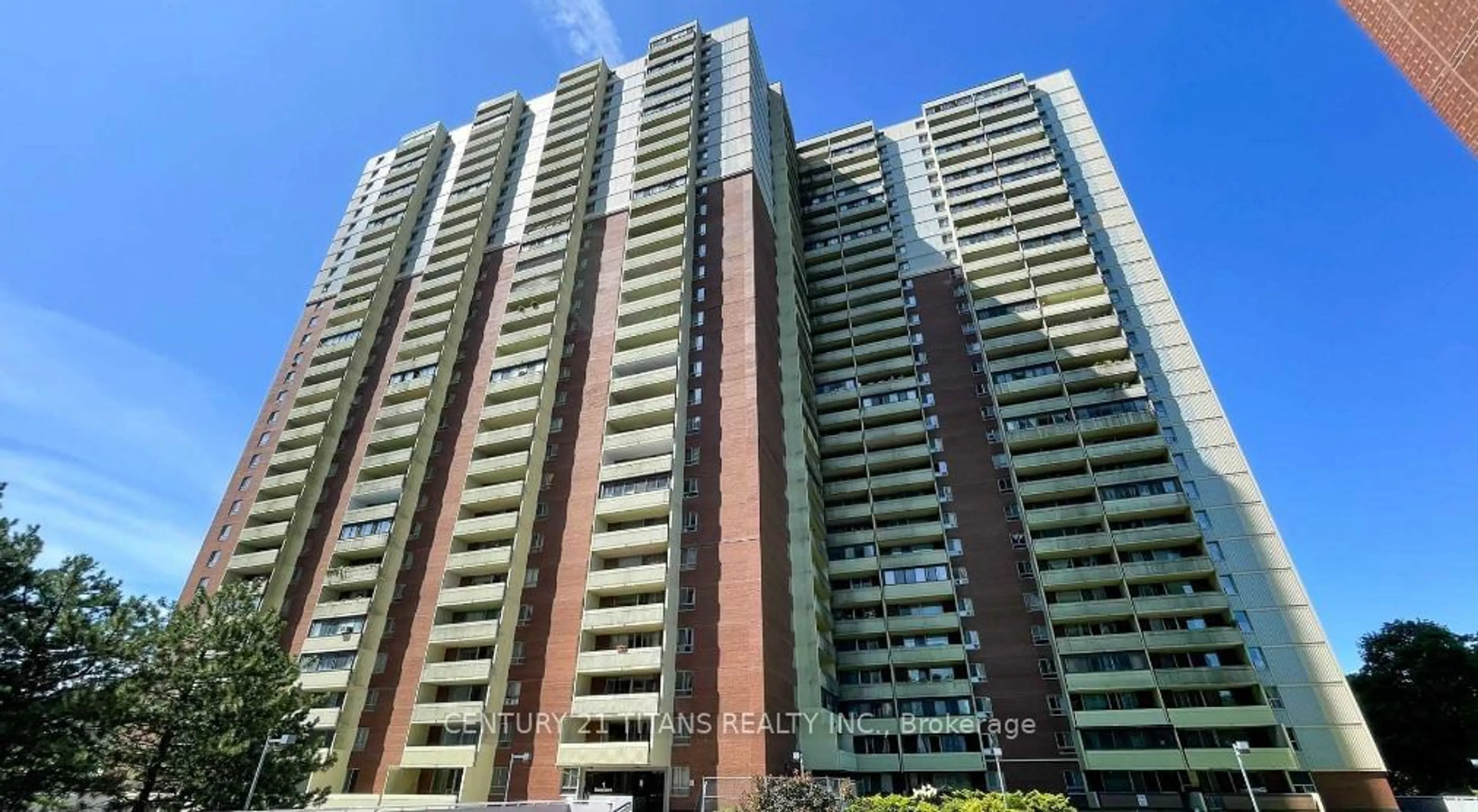 A pic from exterior of the house or condo for 1 Massey Sq #1919, Toronto Ontario M4C 5L4