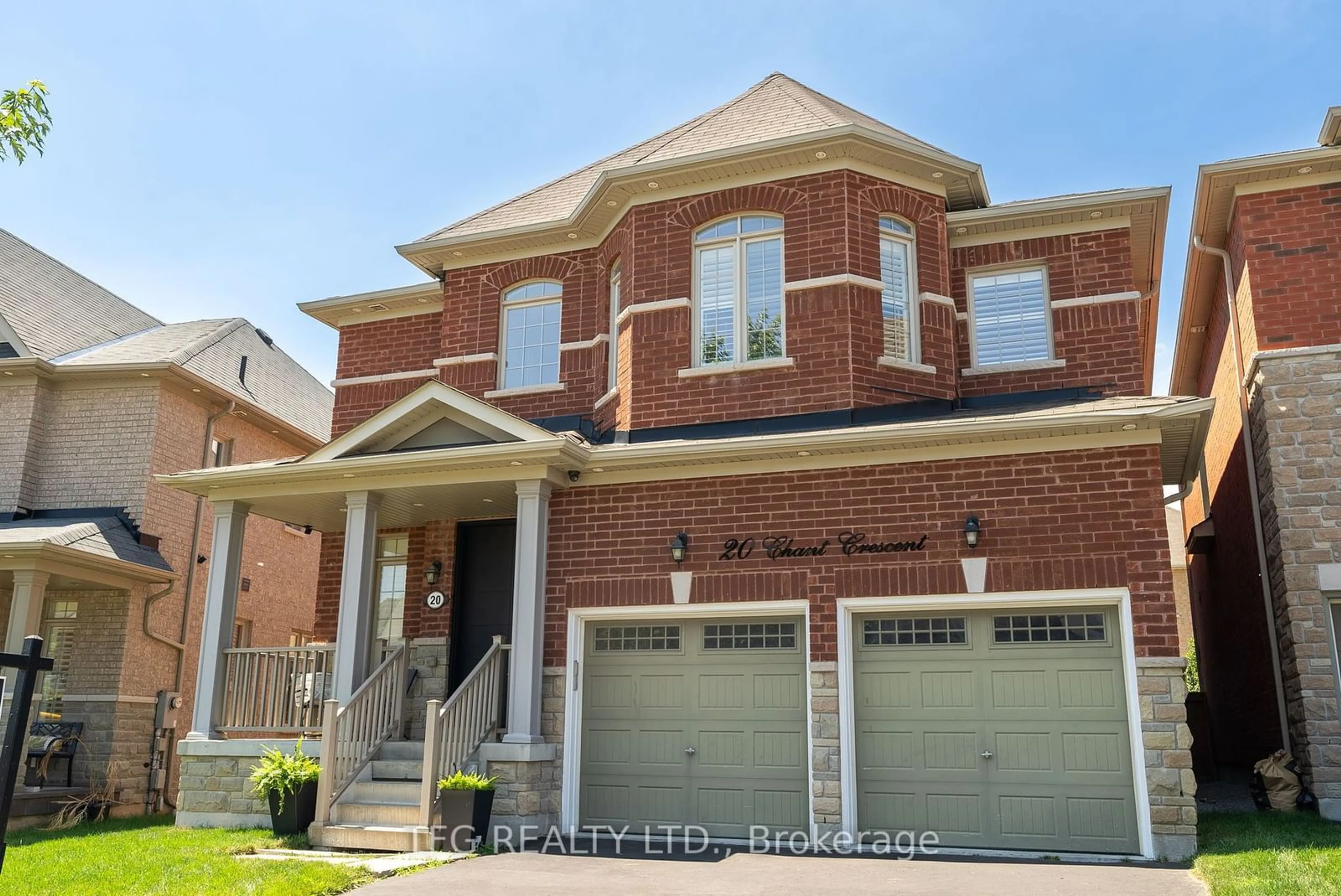 Home with brick exterior material for 20 Chant Dr, Ajax Ontario L1T 0M7