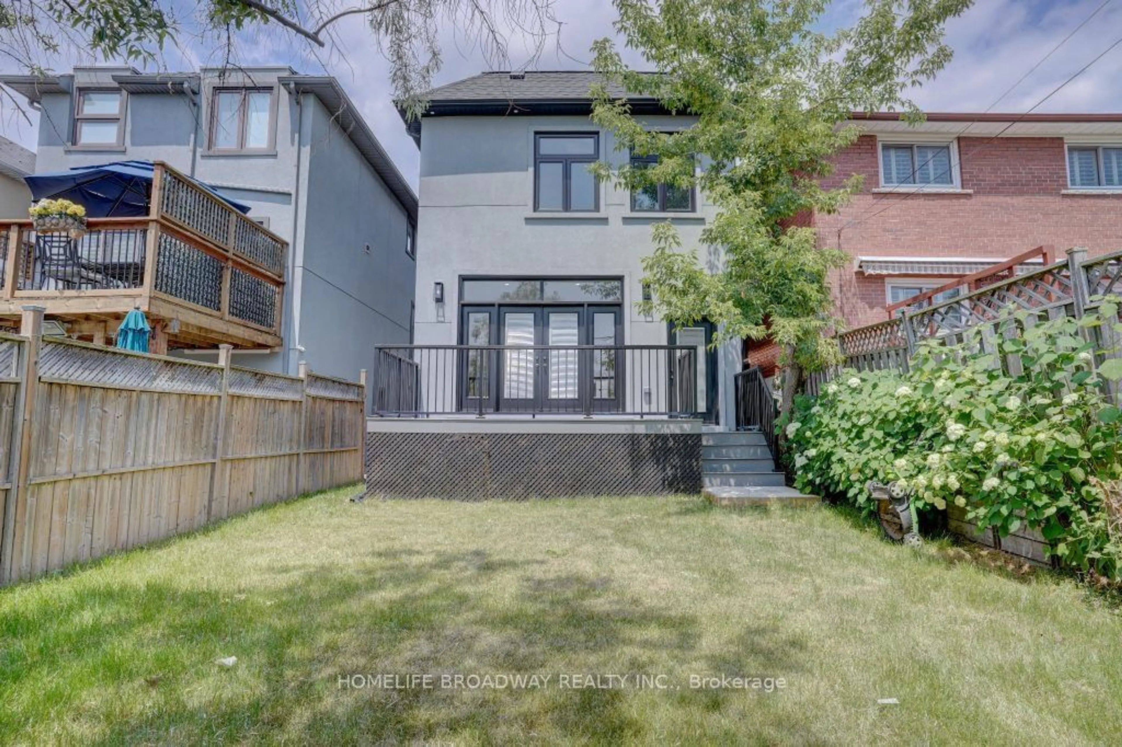 Frontside or backside of a home for 75 Holmstead Ave, Toronto Ontario M4B 1T3