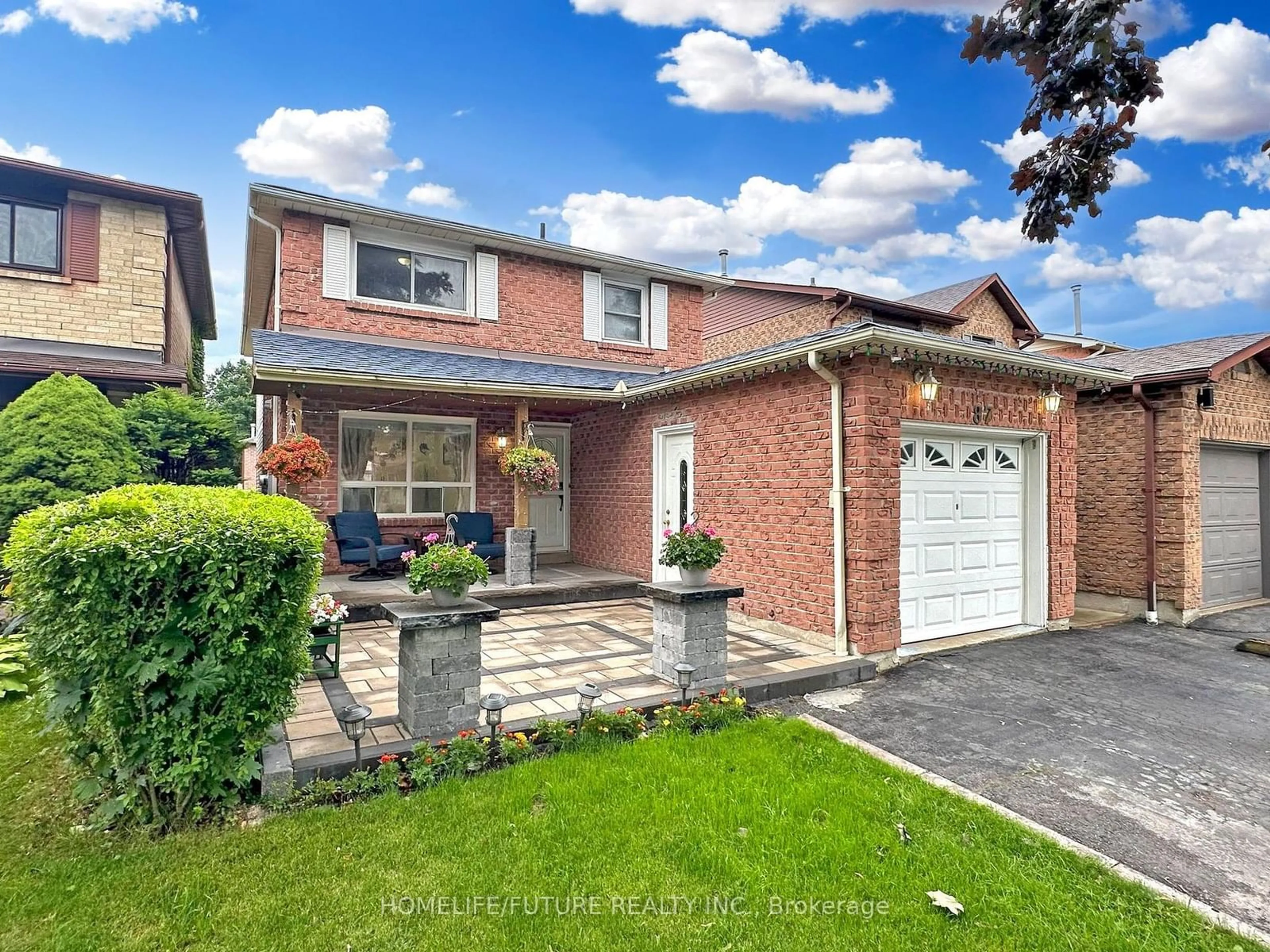 Home with brick exterior material for 87 Daniels Cres, Ajax Ontario L1T 1Y7