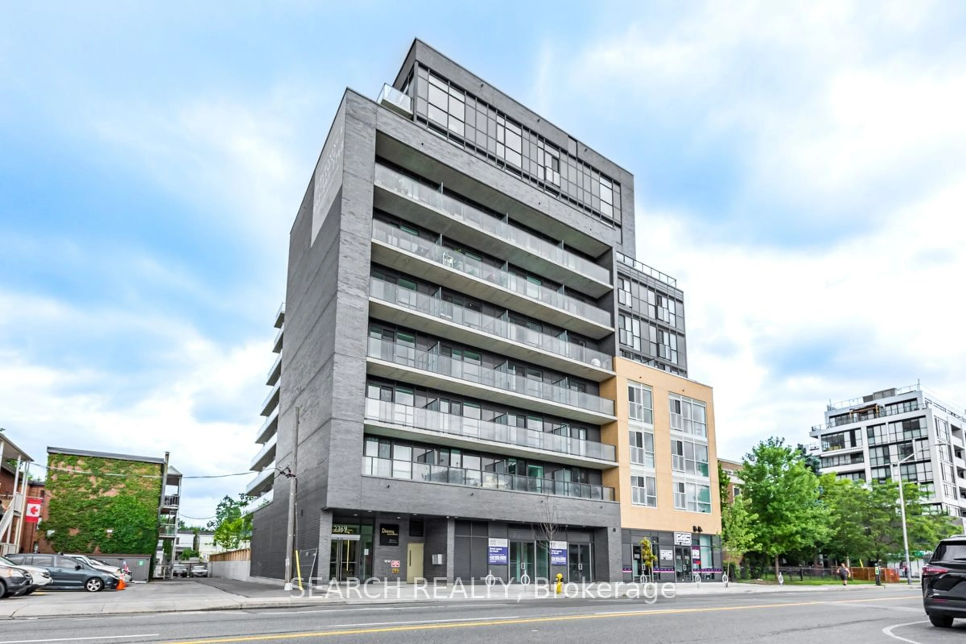 A pic from exterior of the house or condo for 2369 Danforth Ave #218, Toronto Ontario M4C 1K7