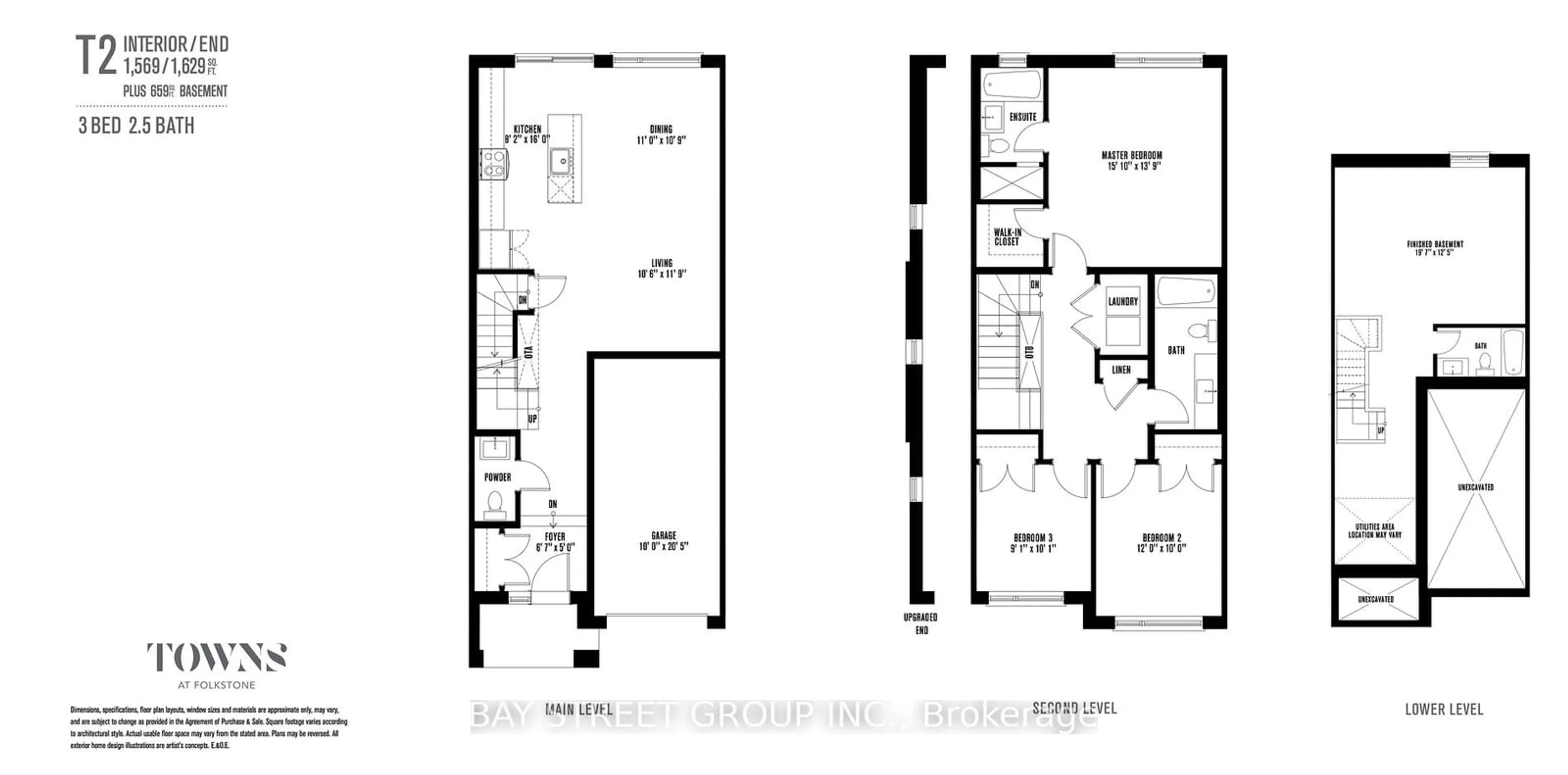 Floor plan for 57 Klein Way, Whitby Ontario L1R 0B6