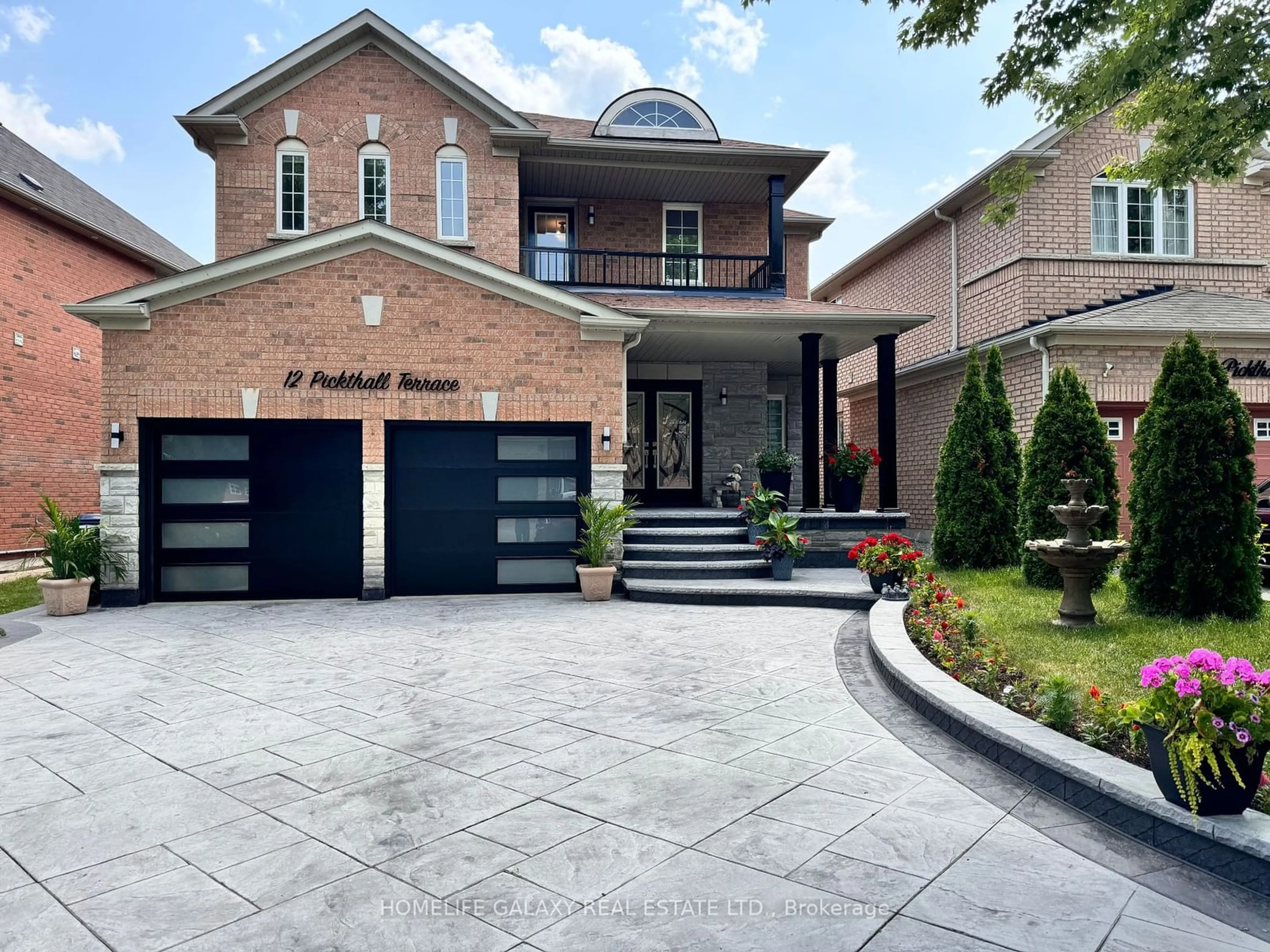 Home with brick exterior material for 12 Pickthall Terr, Toronto Ontario M1E 5K9