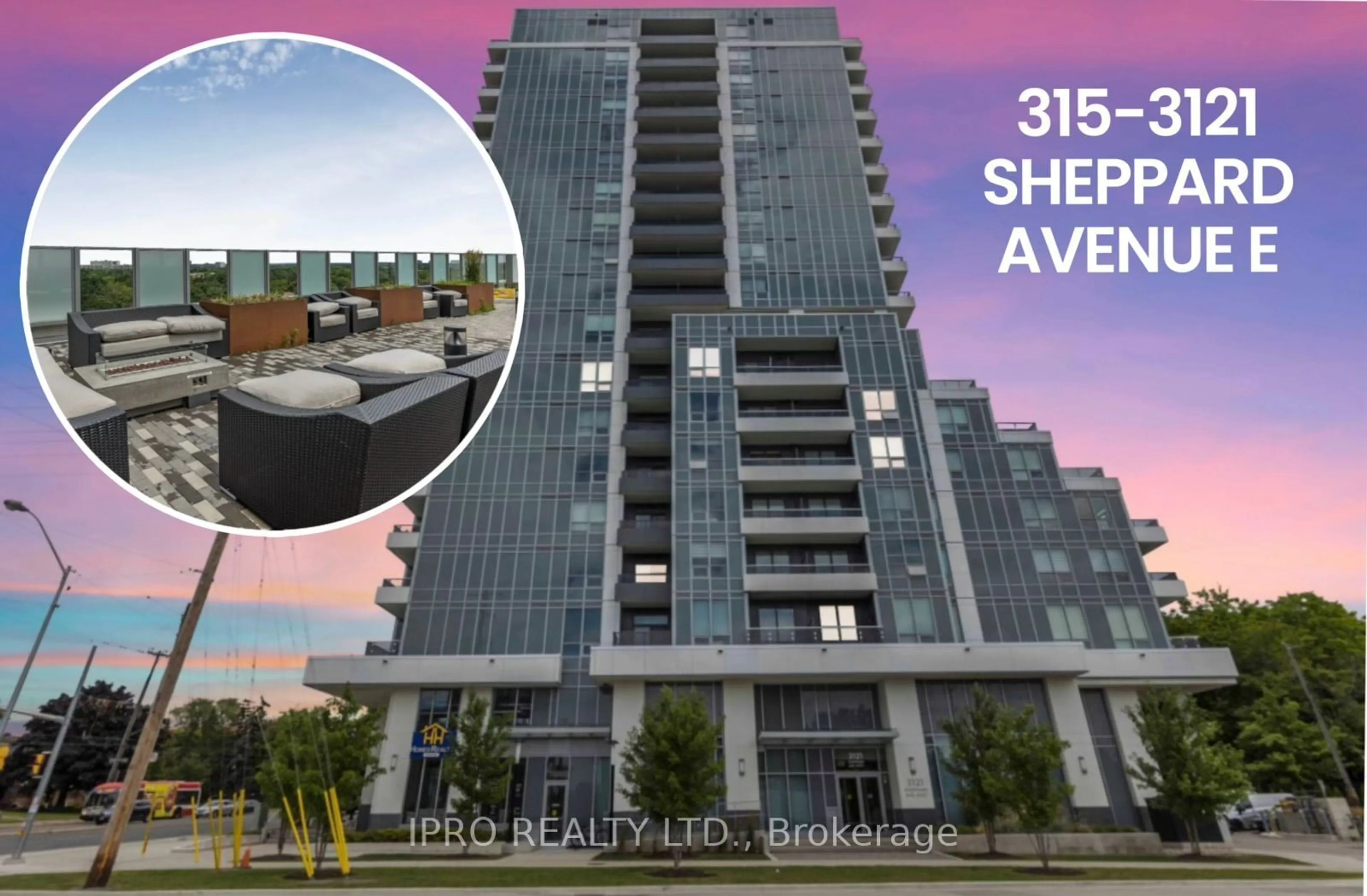 A pic from exterior of the house or condo for 3121 Sheppard Ave #315, Toronto Ontario M1T 0B6