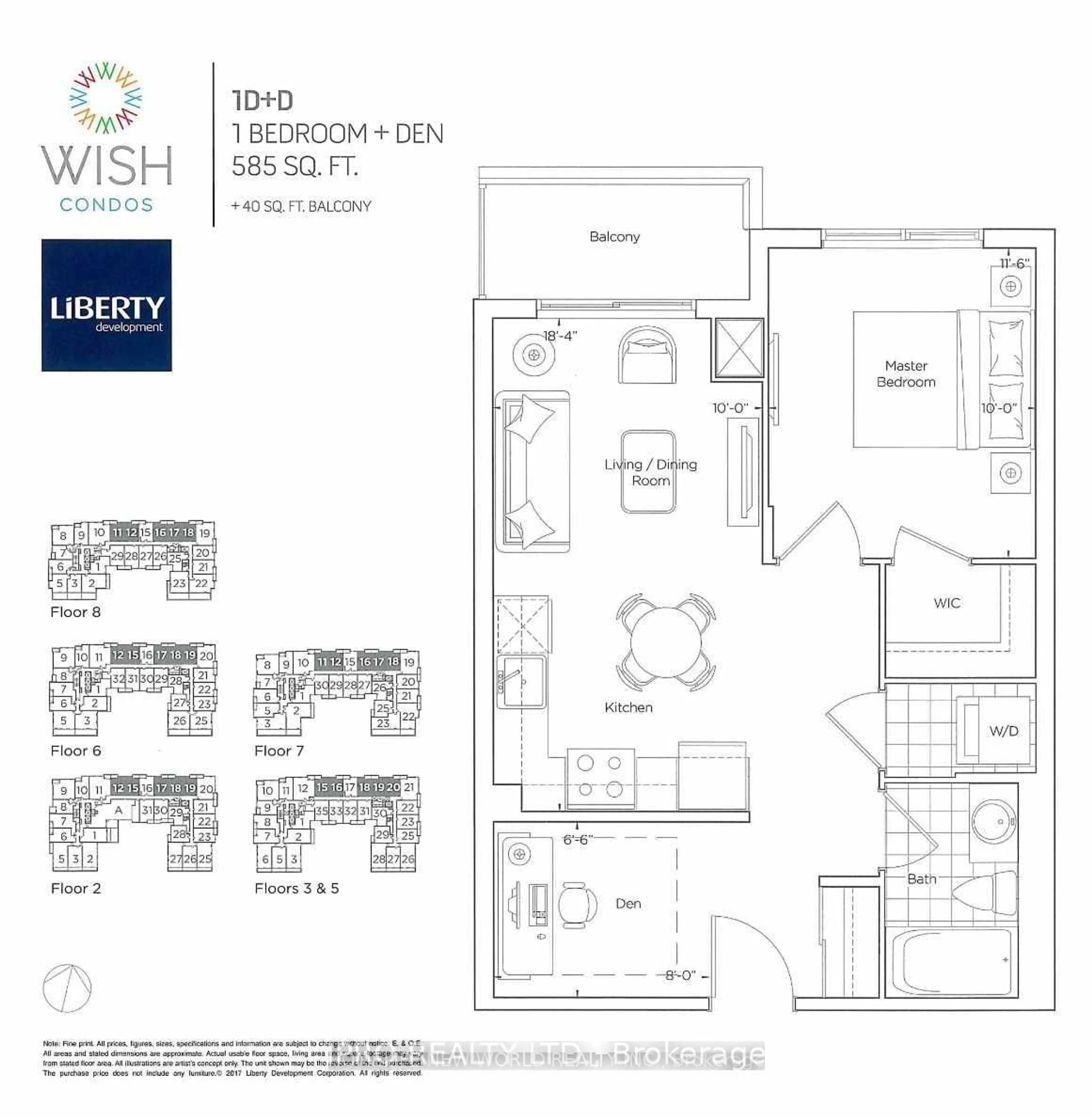 Floor plan for 3121 Sheppard Ave #315, Toronto Ontario M1T 0B6