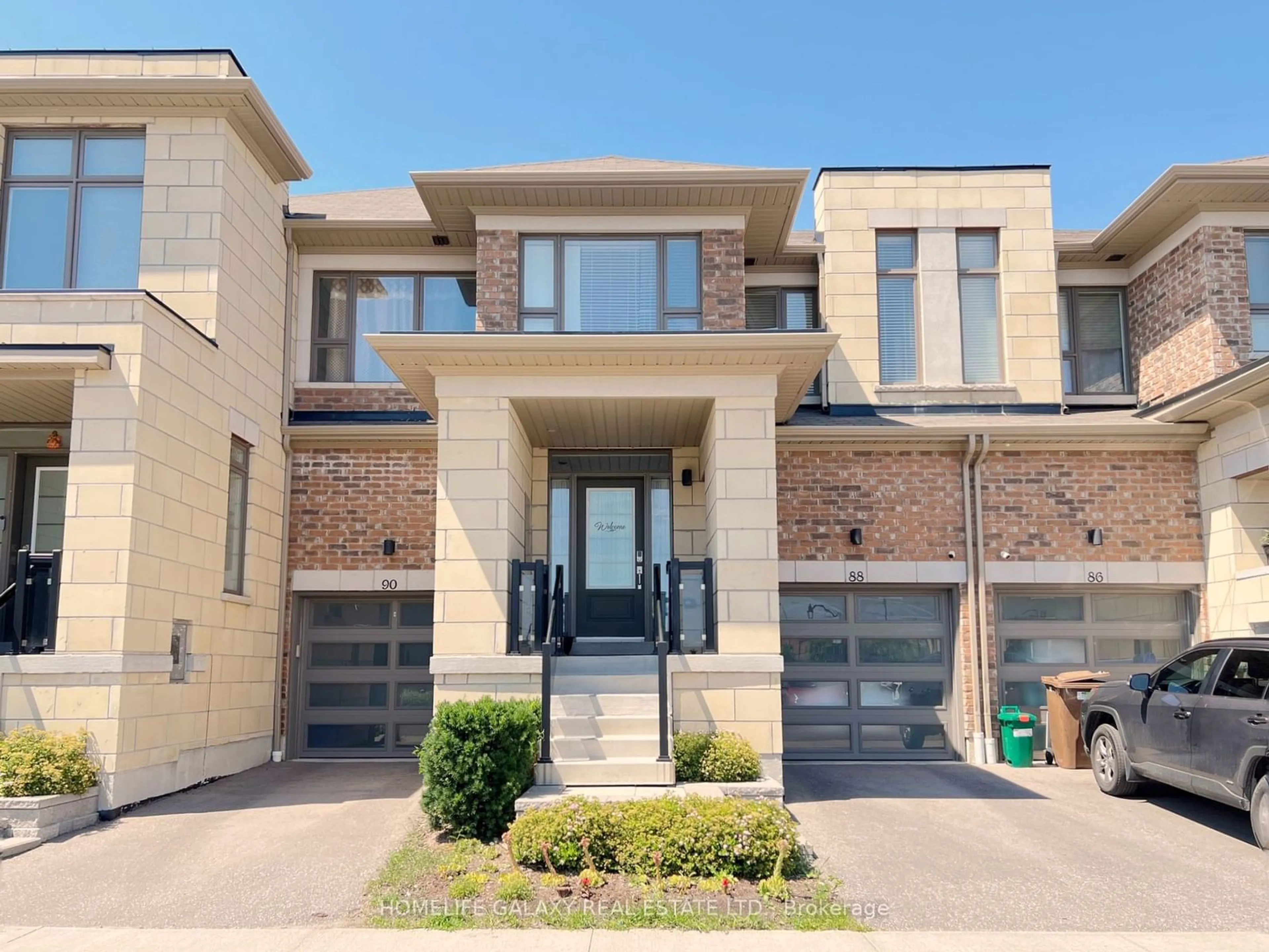 Home with brick exterior material for 88 Donald Fleming Way #128, Whitby Ontario L1R 0N8