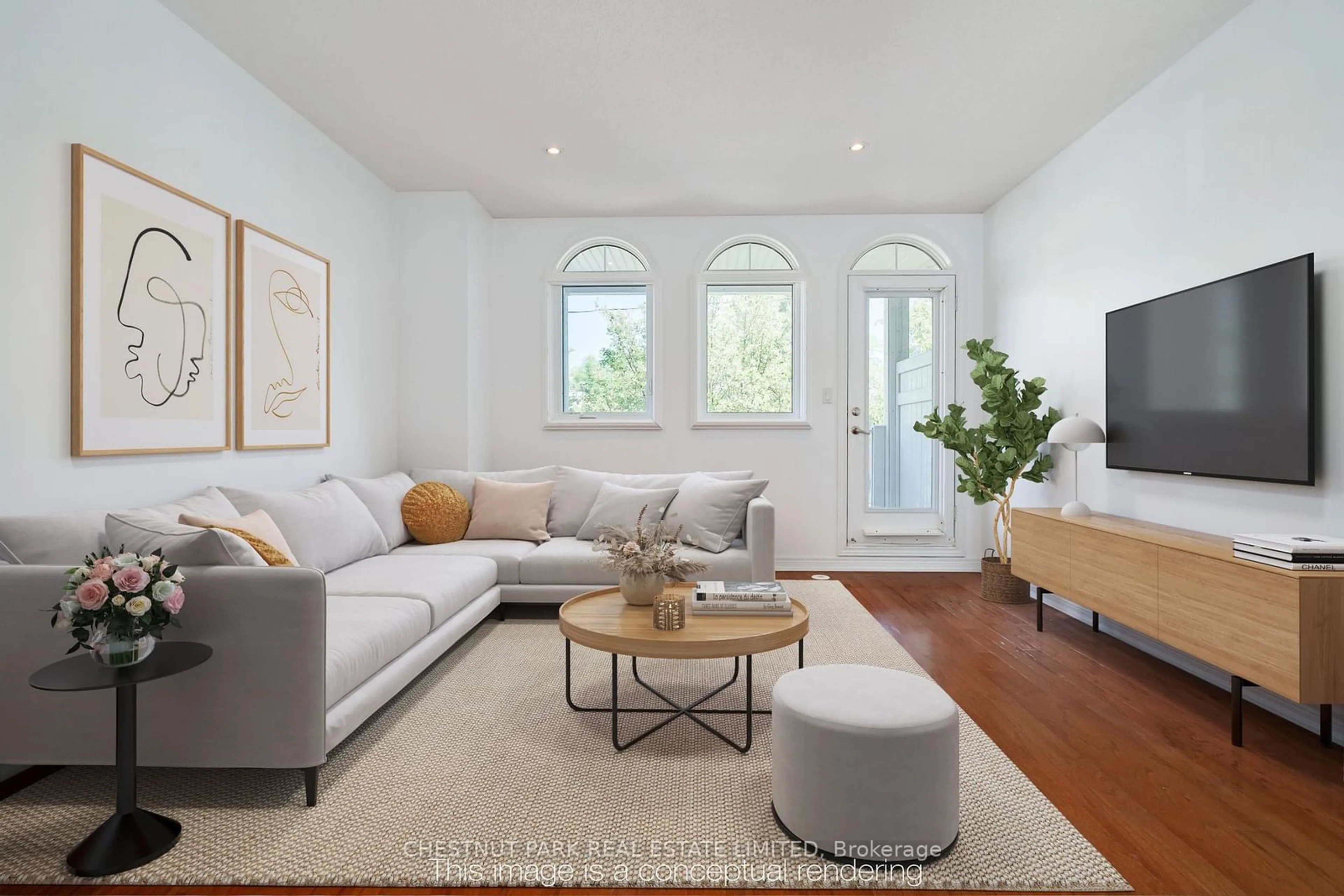 Living room for 146 Woodbine Ave, Toronto Ontario M4L 2A2