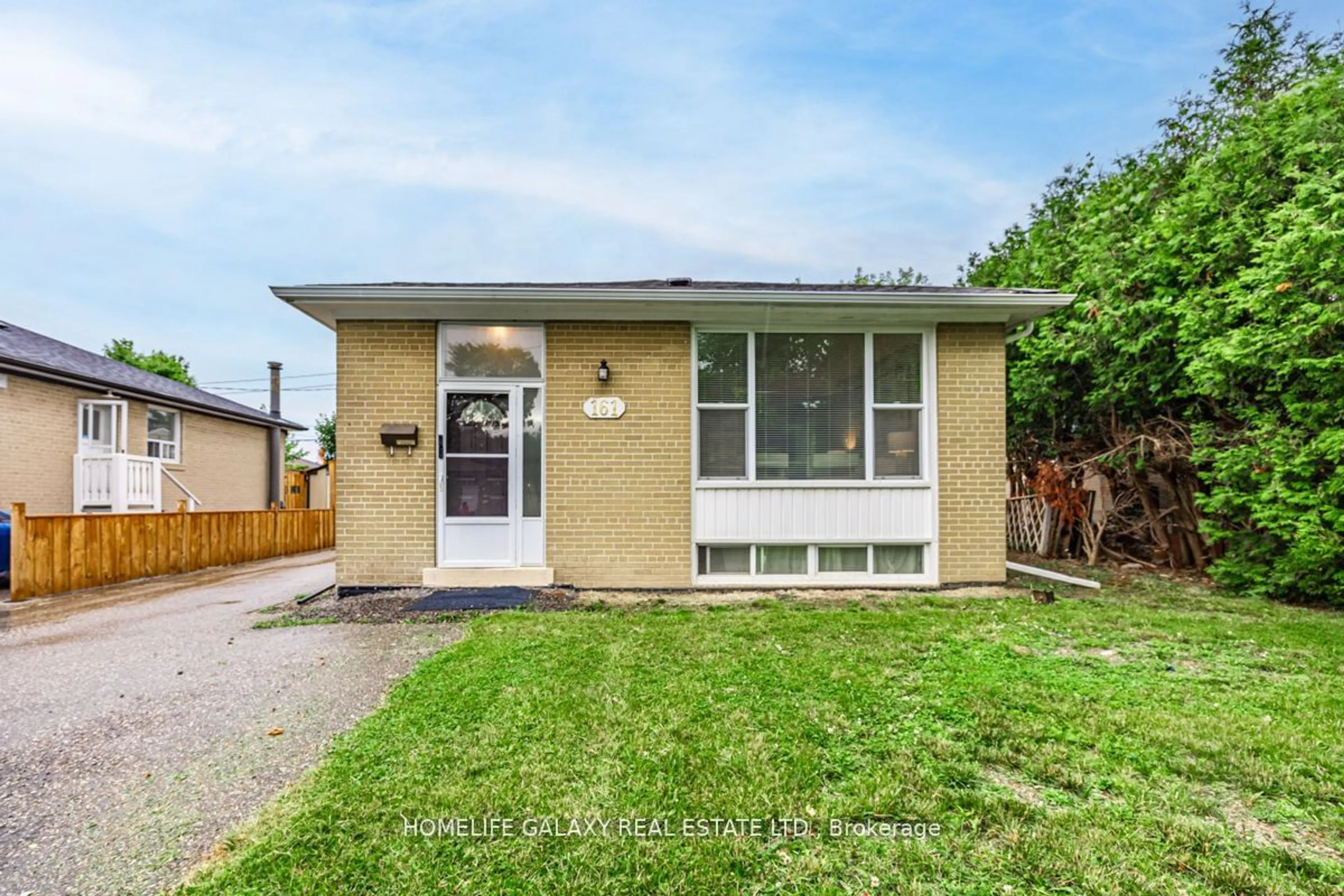 Frontside or backside of a home for 161 Tulloch Dr, Ajax Ontario L1S 2S7