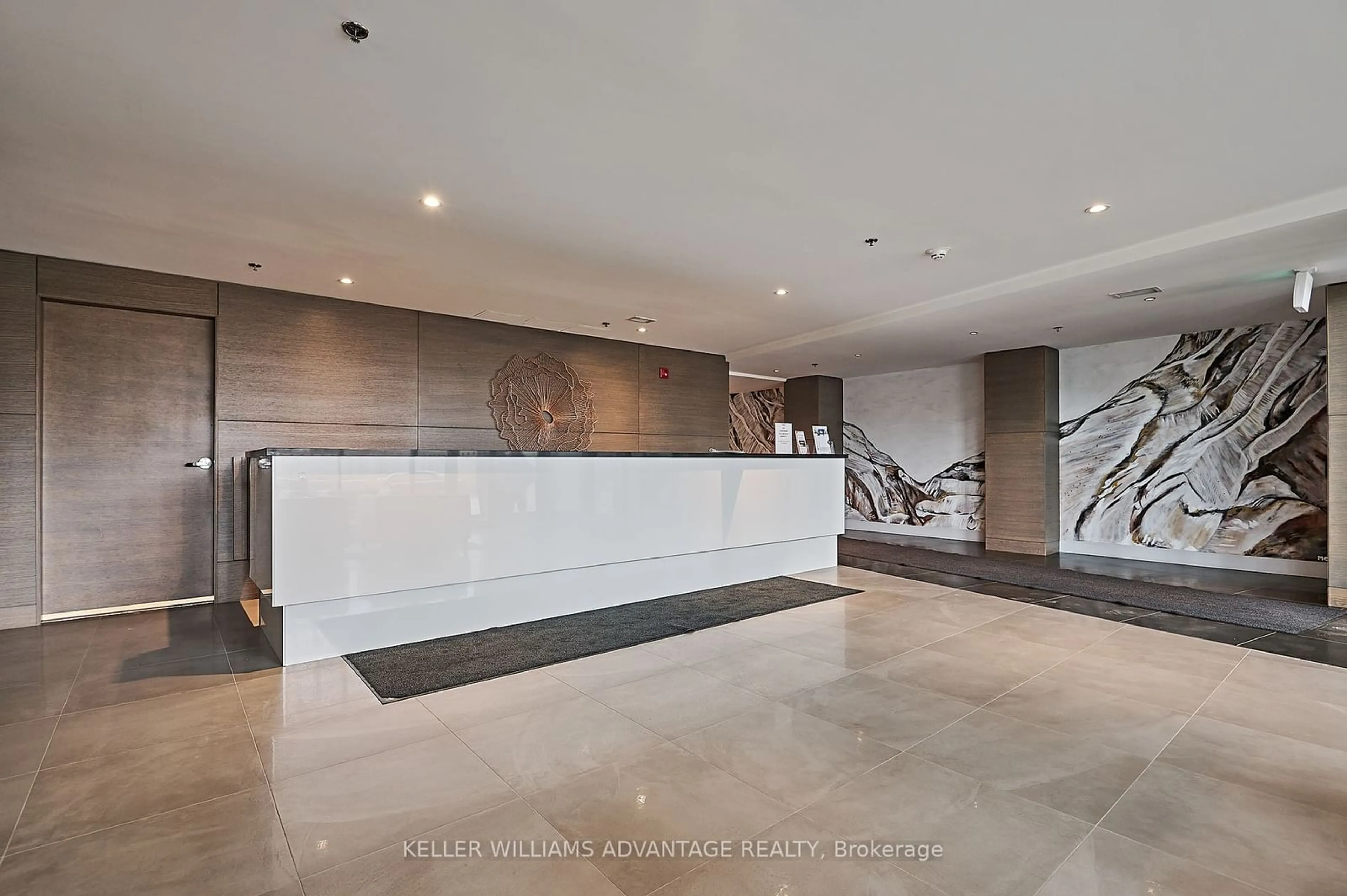 Indoor lobby, cement floor for 90 Glen Everest Rd #1011, Toronto Ontario M1N 0C3