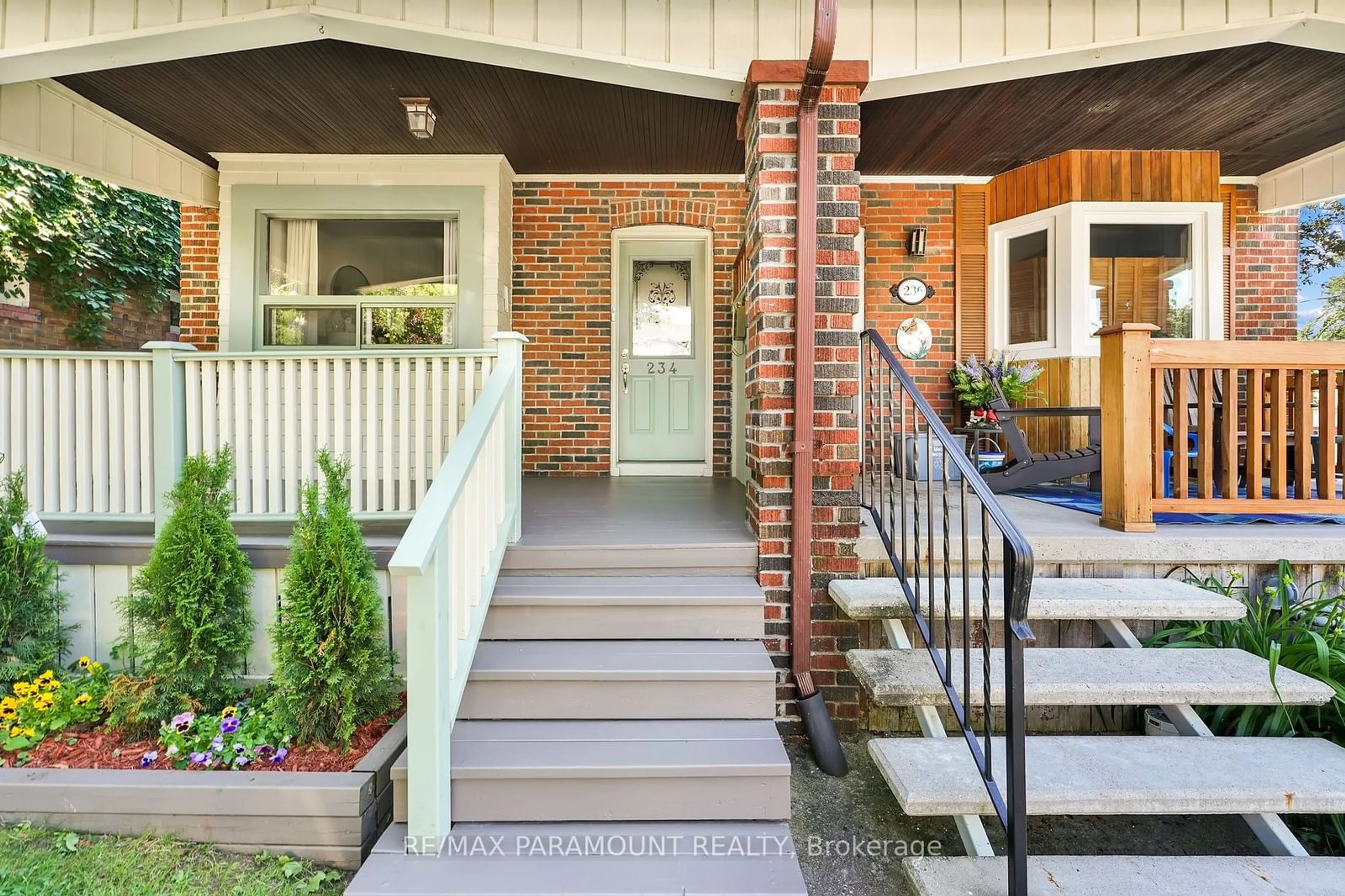 Home with brick exterior material for 234 Bingham Ave, Toronto Ontario M4E 3R5