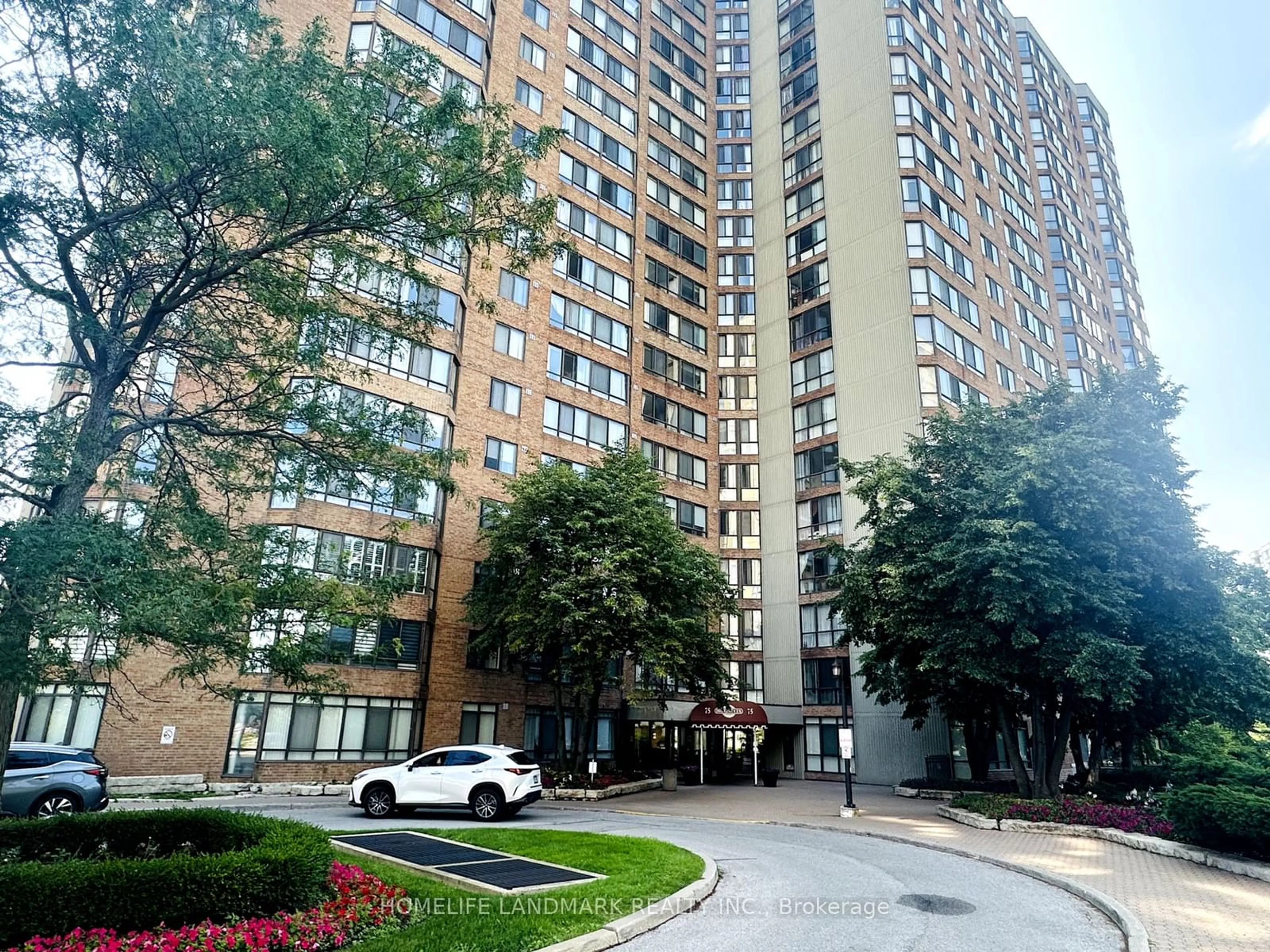 A pic from exterior of the house or condo for 75 Bamburgh Circ #1018, Toronto Ontario M1W 3W1