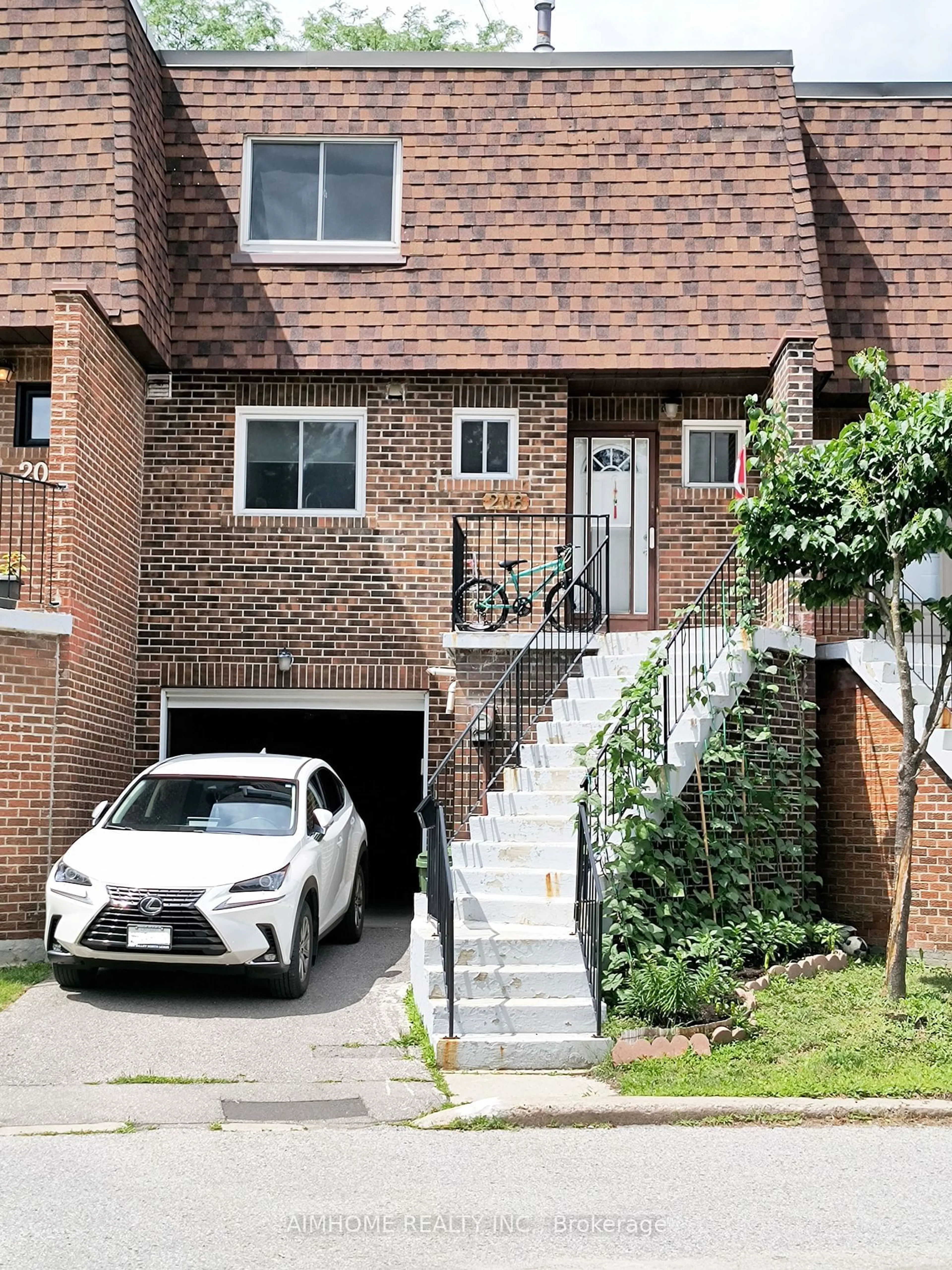 A pic from exterior of the house or condo for 160 Palmdale Dr #208, Toronto Ontario M1T 3M7