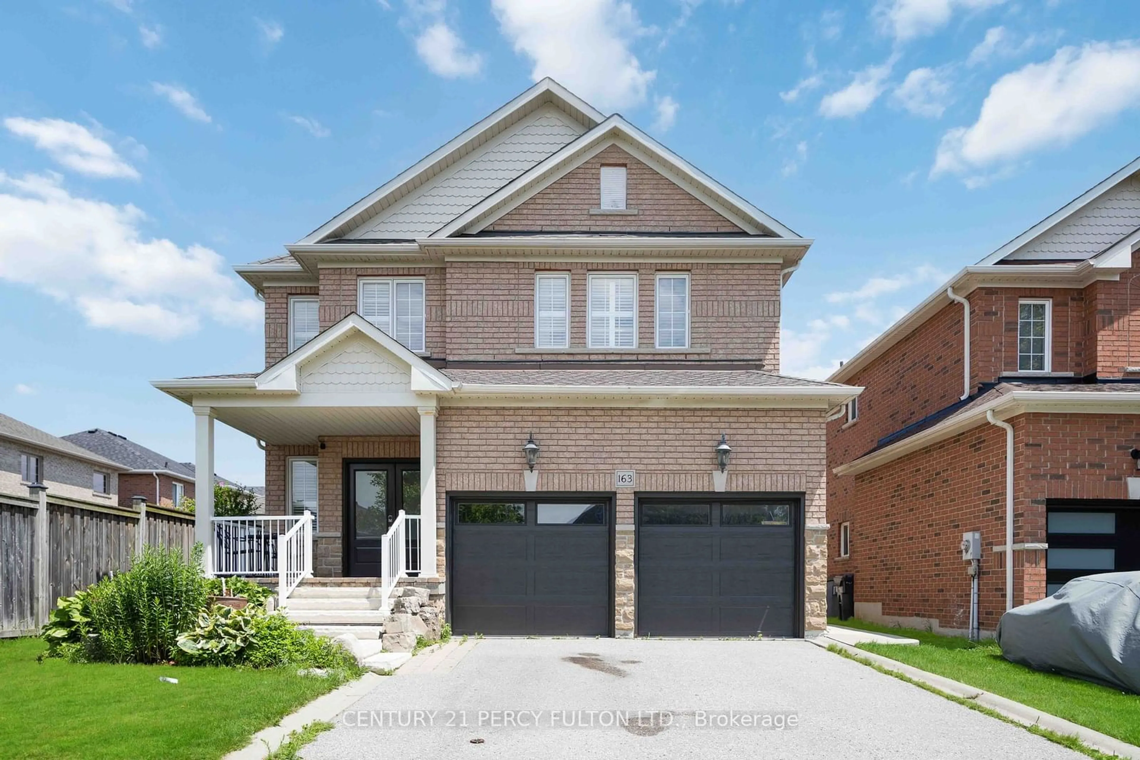 Home with brick exterior material for 163 Robert Adams Dr, Clarington Ontario L1E 3H9